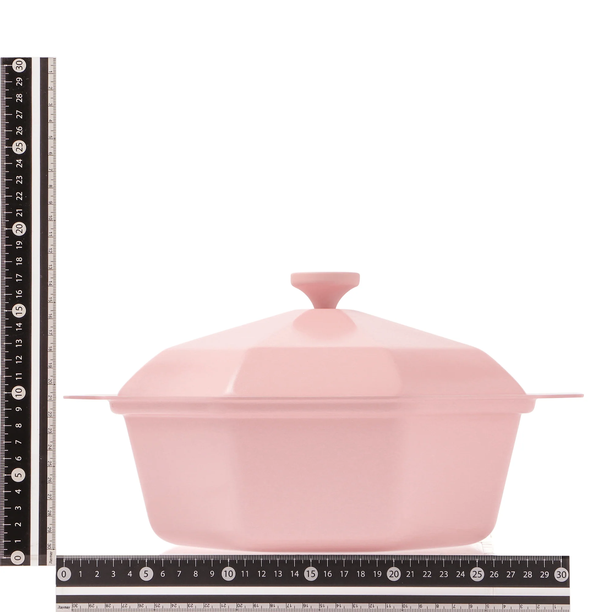 ダイヤ 軽量 クッキングポット 25cm ピンク - Image 6