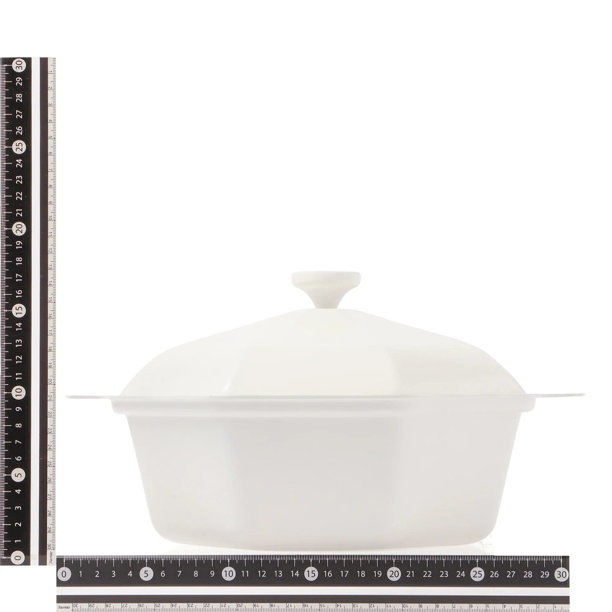 ダイヤ 軽量 クッキングポット 25cm ホワイト - Image 6