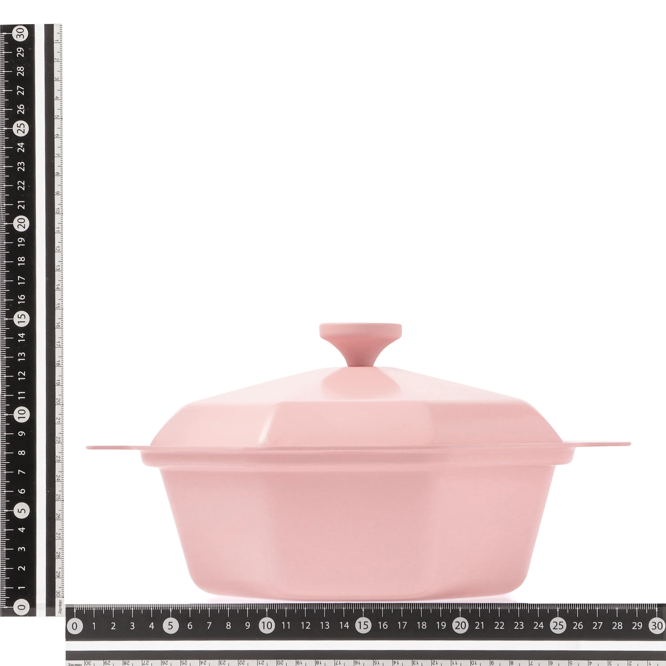 ダイヤ 軽量 クッキングポット 21cm ピンク - Image 6