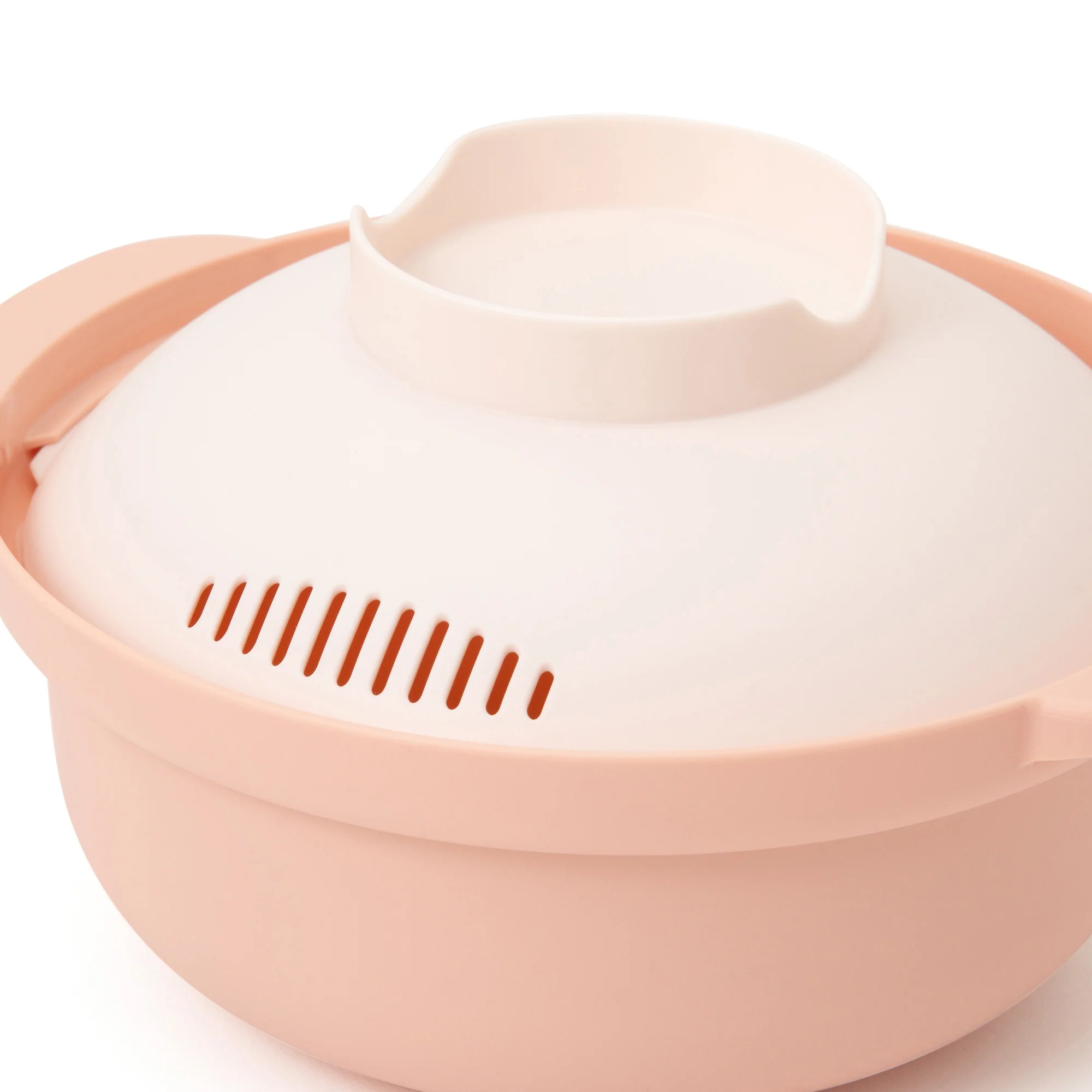 らくチン レンジ調理鍋 ピンク - Image 3