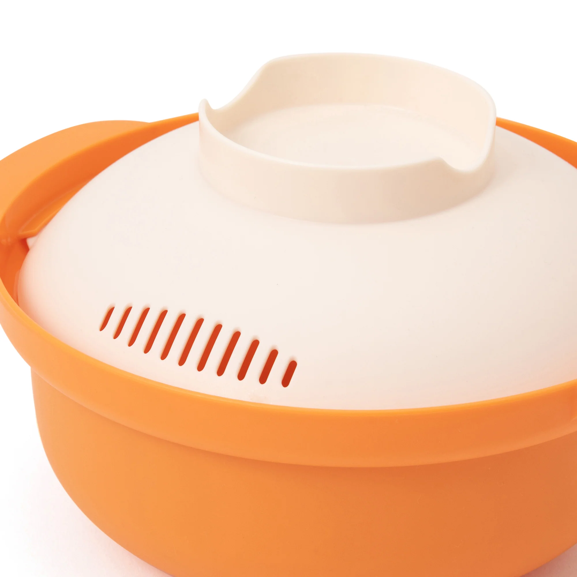 らくチン レンジ調理鍋 オレンジ - Image 3