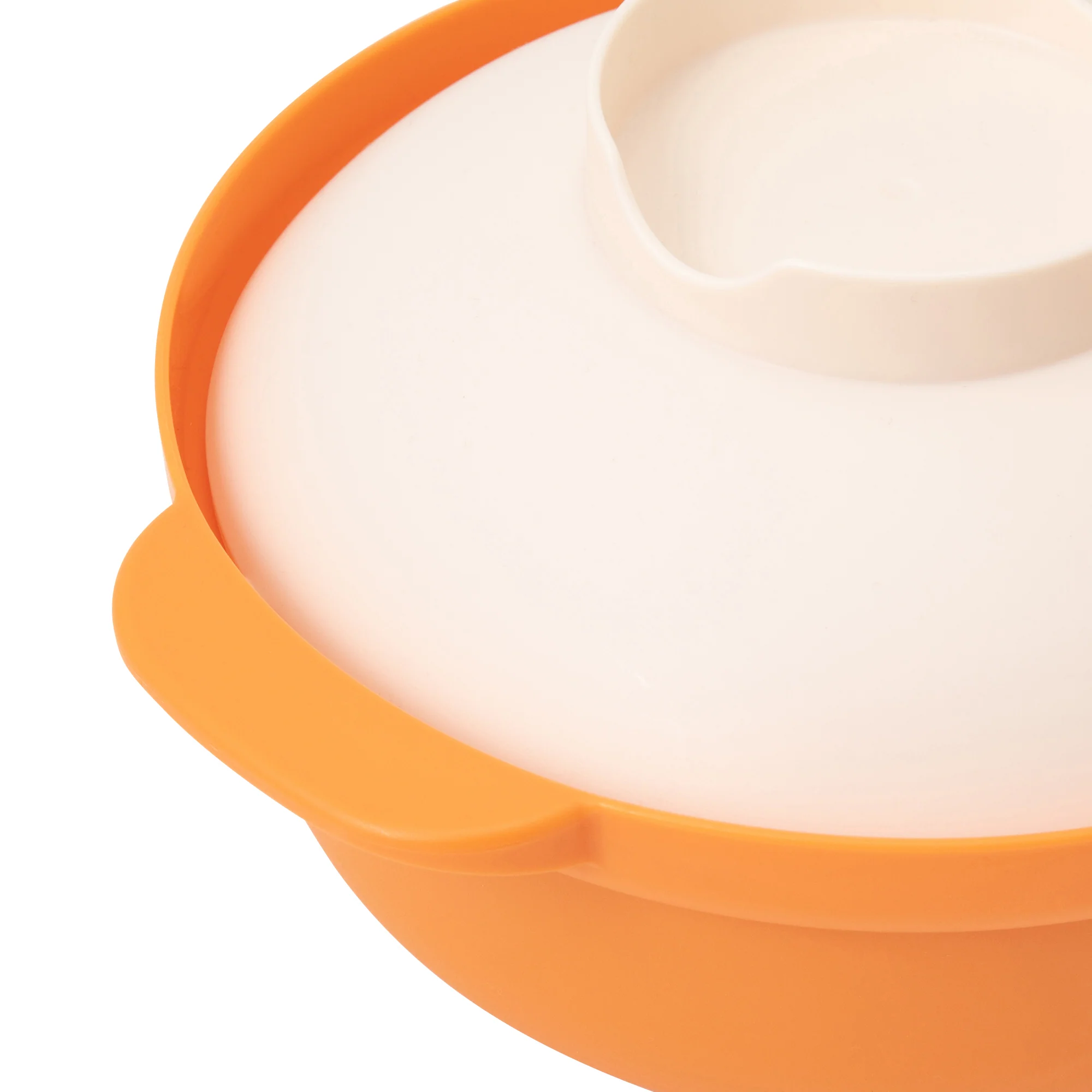 らくチン レンジ調理鍋 オレンジ - Image 4