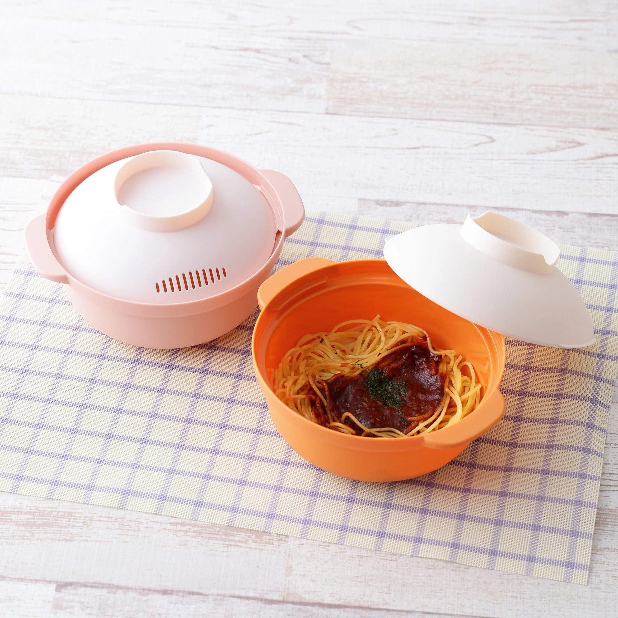 らくチン レンジ調理鍋 オレンジ - Image 9