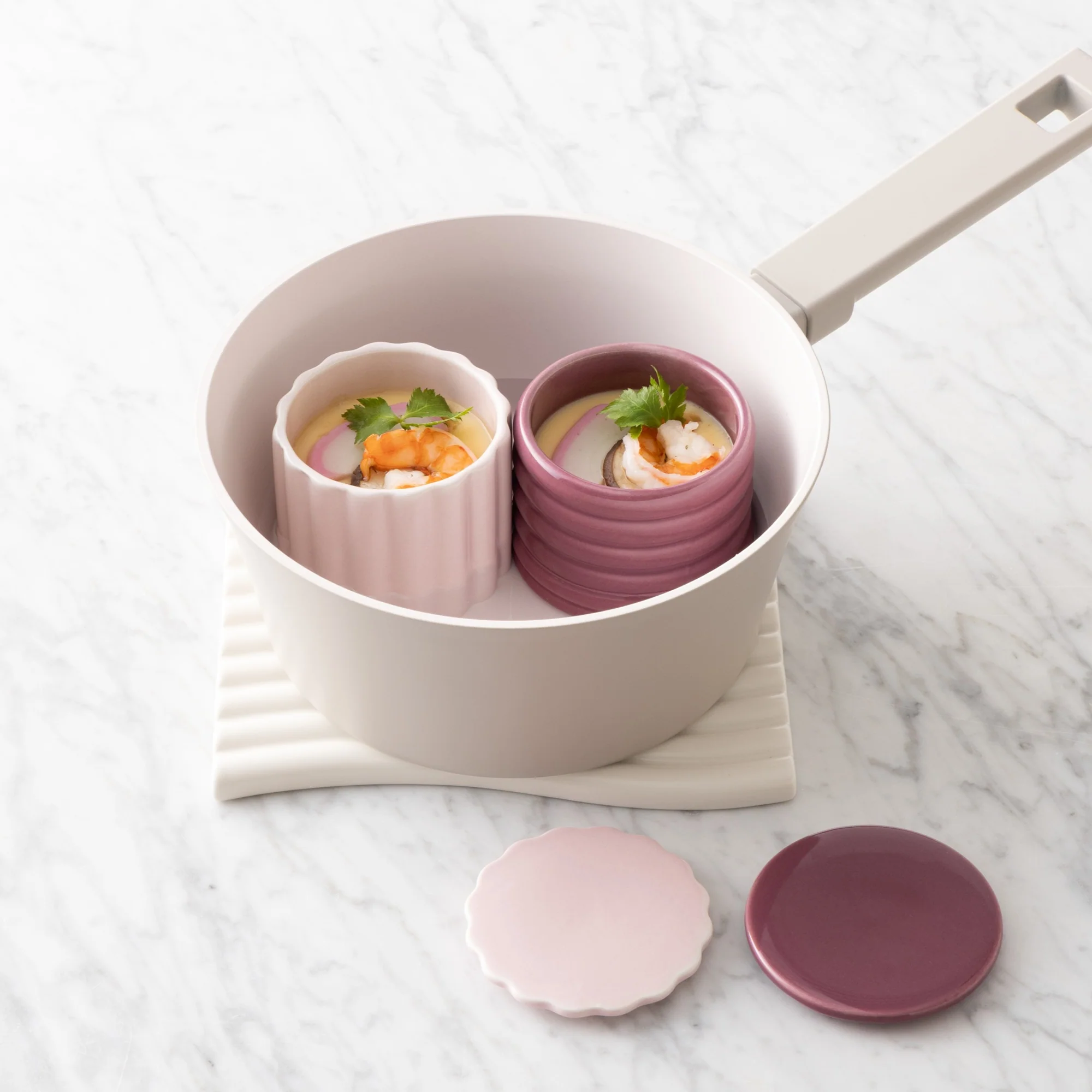 IH･直火 ソースパン 20cm ピンク - Image 8