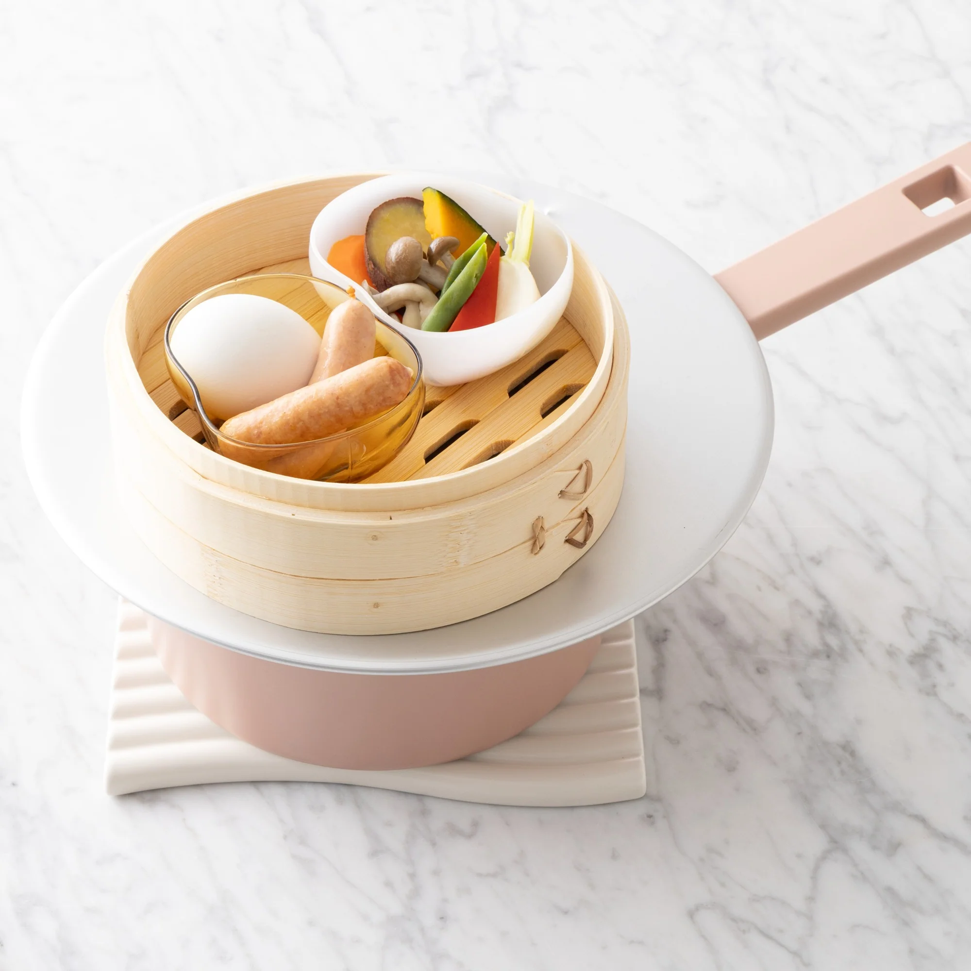 IH･直火 ソースパン 20cm ピンク - Image 9