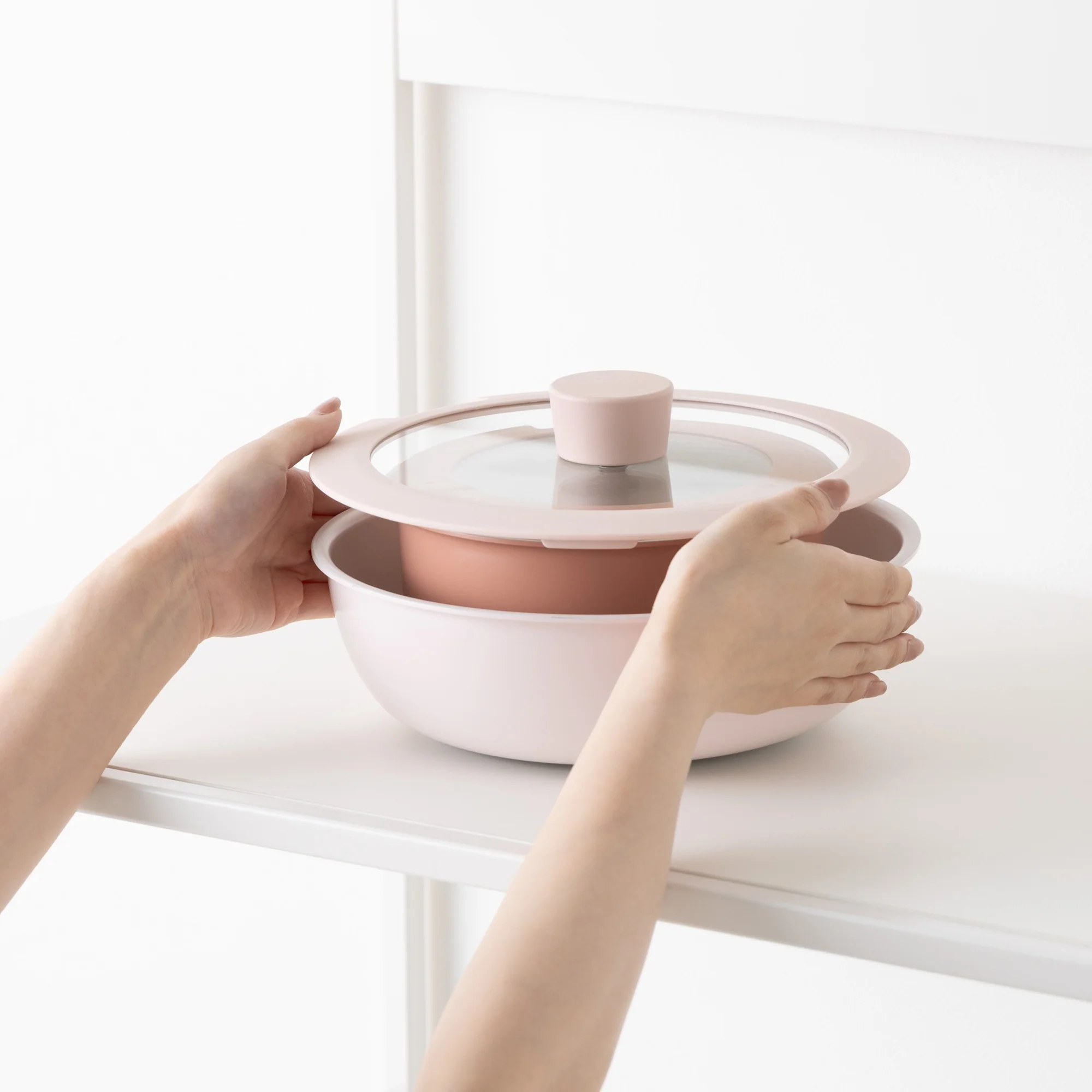 GO TABLE 鍋・フライパン ベーシック5点セット ピンク - Image 4