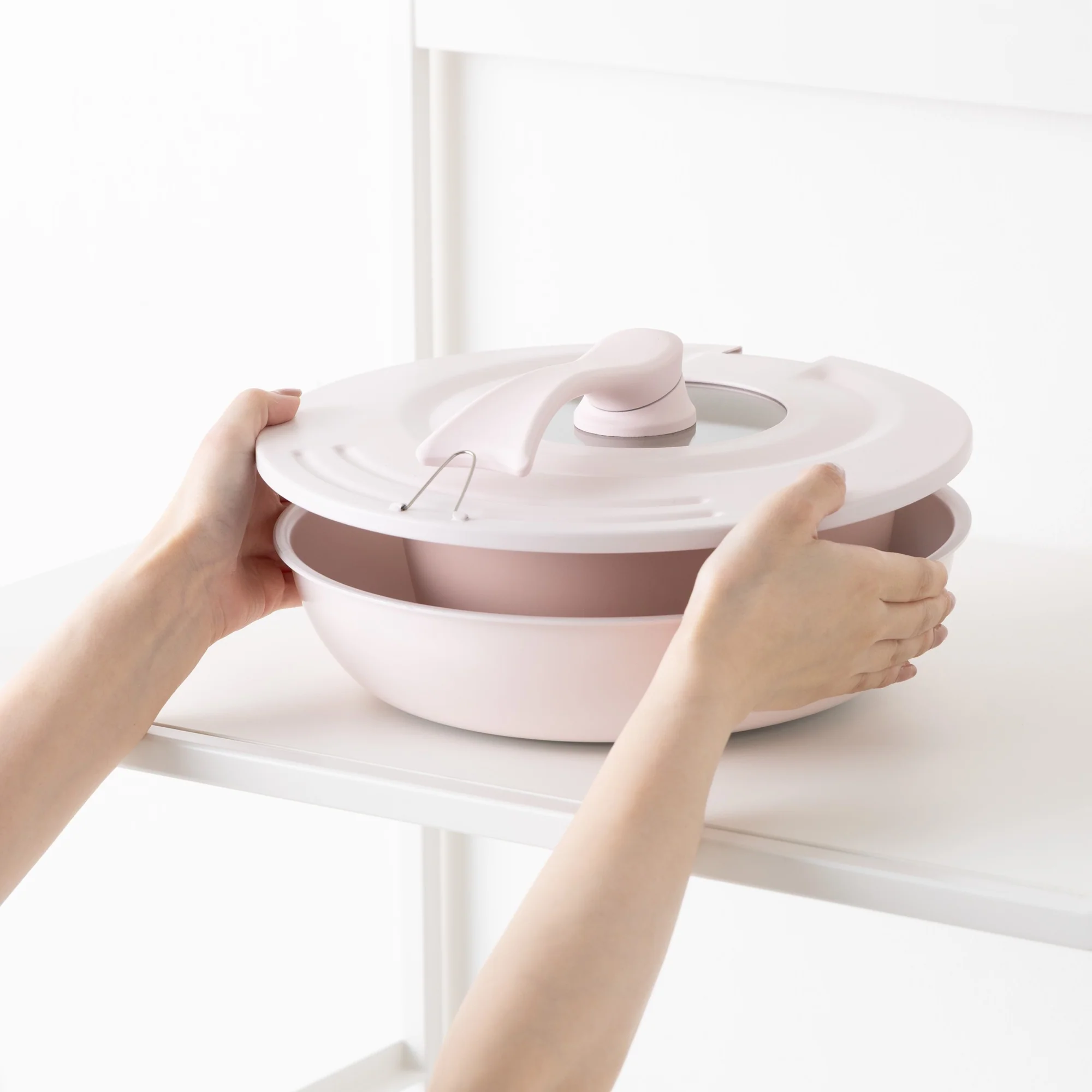 GO TABLE 鍋・フライパン バラエティ6点セット ピンク - Image 3