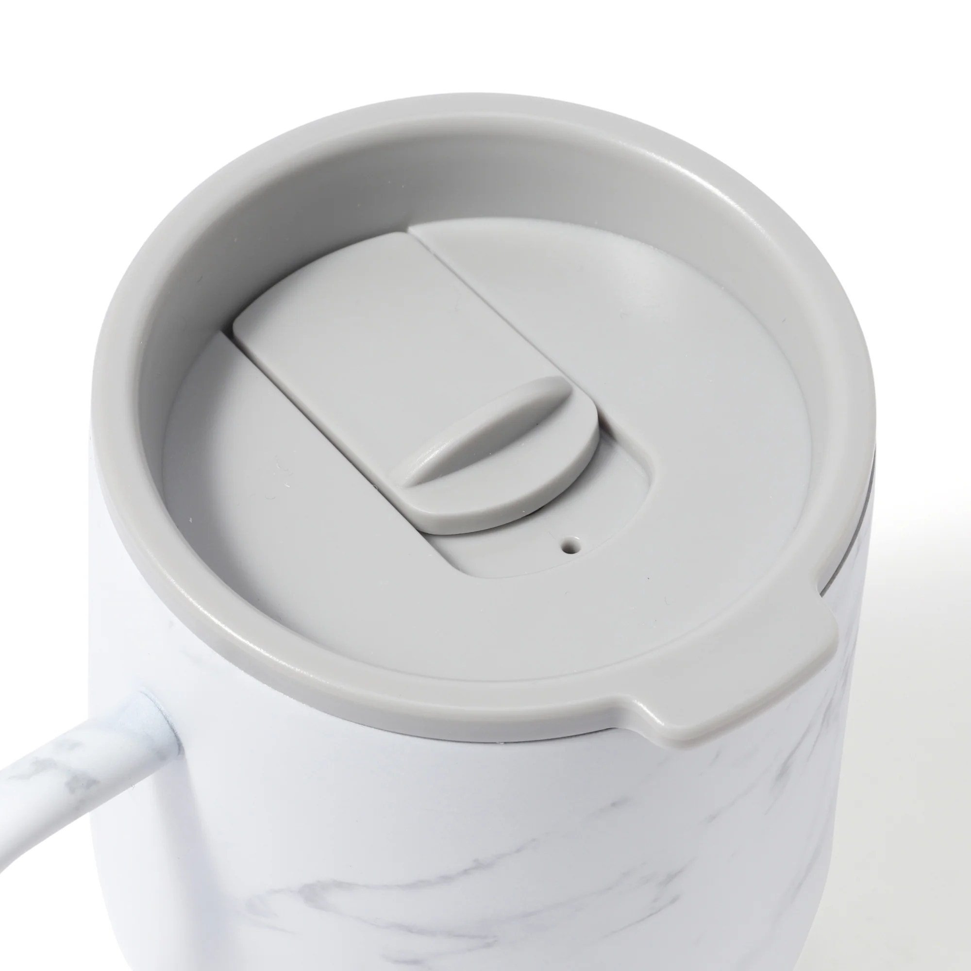 フタ付き ステンレスサーモマグ 320ml マーブル ホワイト - Image 10