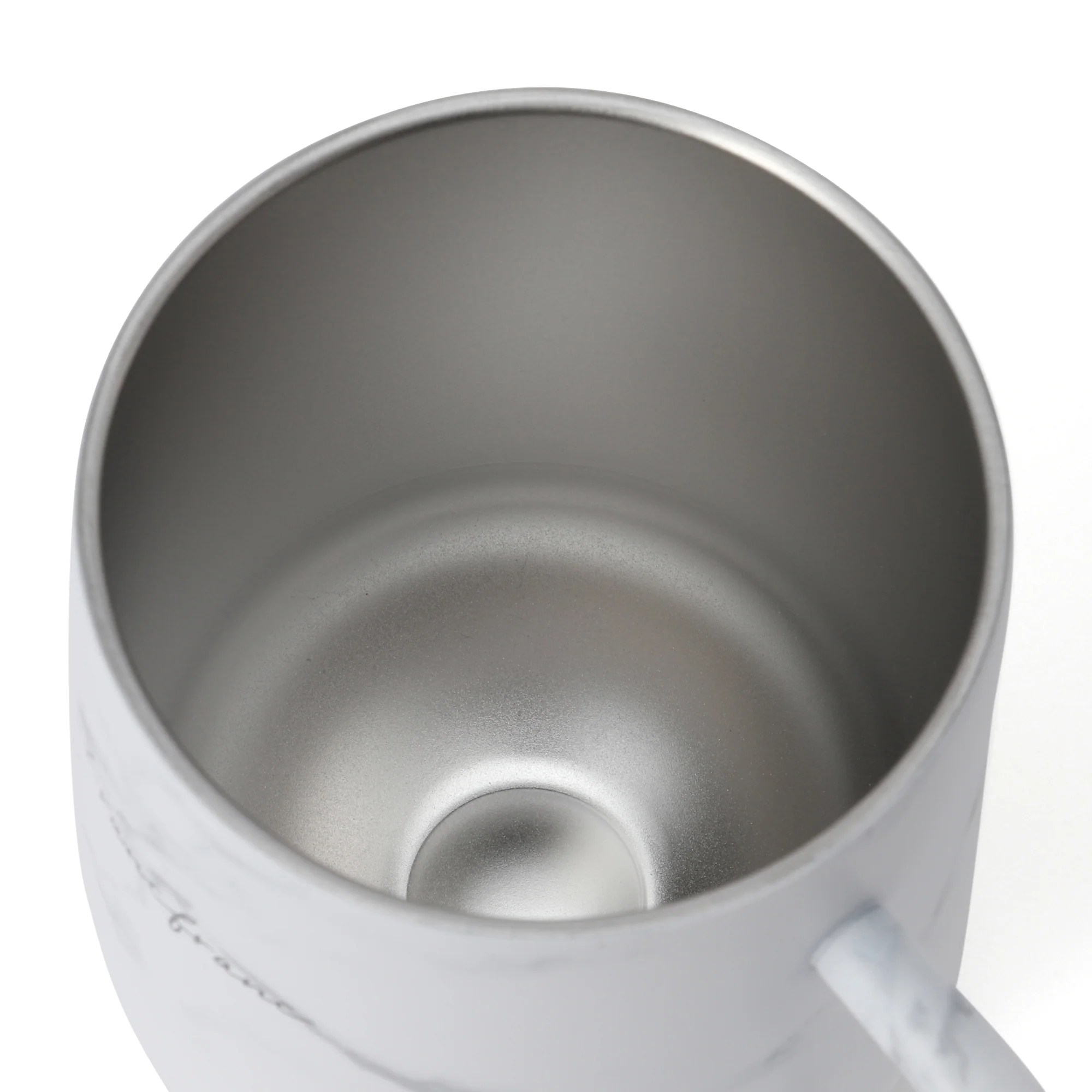 フタ付き ステンレスサーモマグ 320ml マーブル ホワイト - Image 6