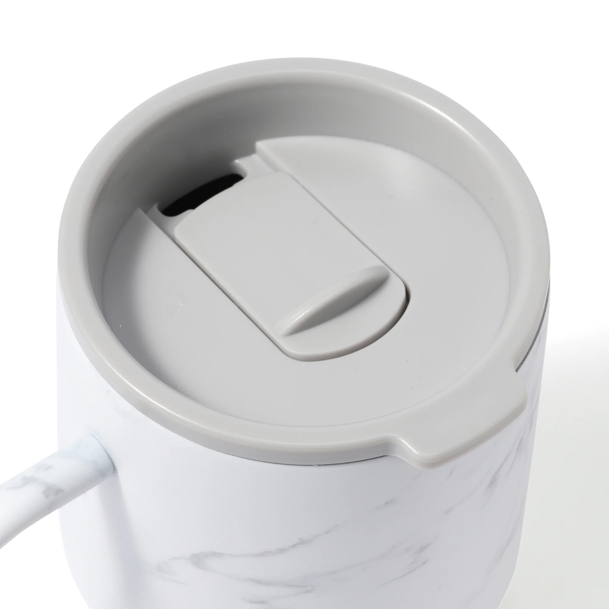フタ付き ステンレスサーモマグ 320ml マーブル ホワイト - Image 9