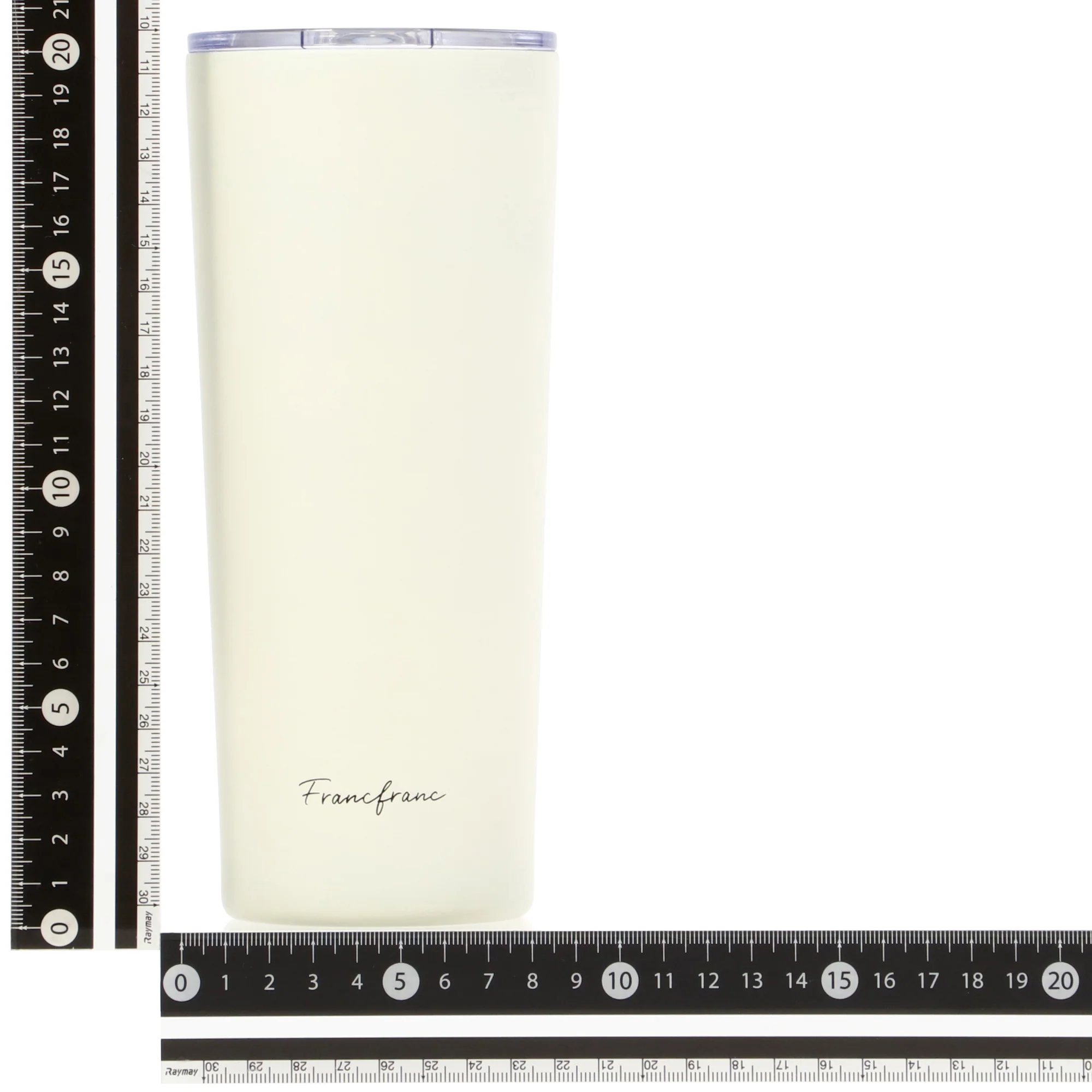 フタ付き ステンレスタンブラー 650ml アイボリー - Image 9