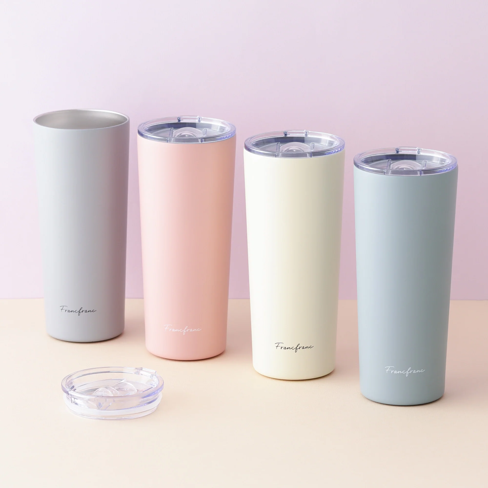 フタ付き ステンレスタンブラー 650ml ブルー - Image 12