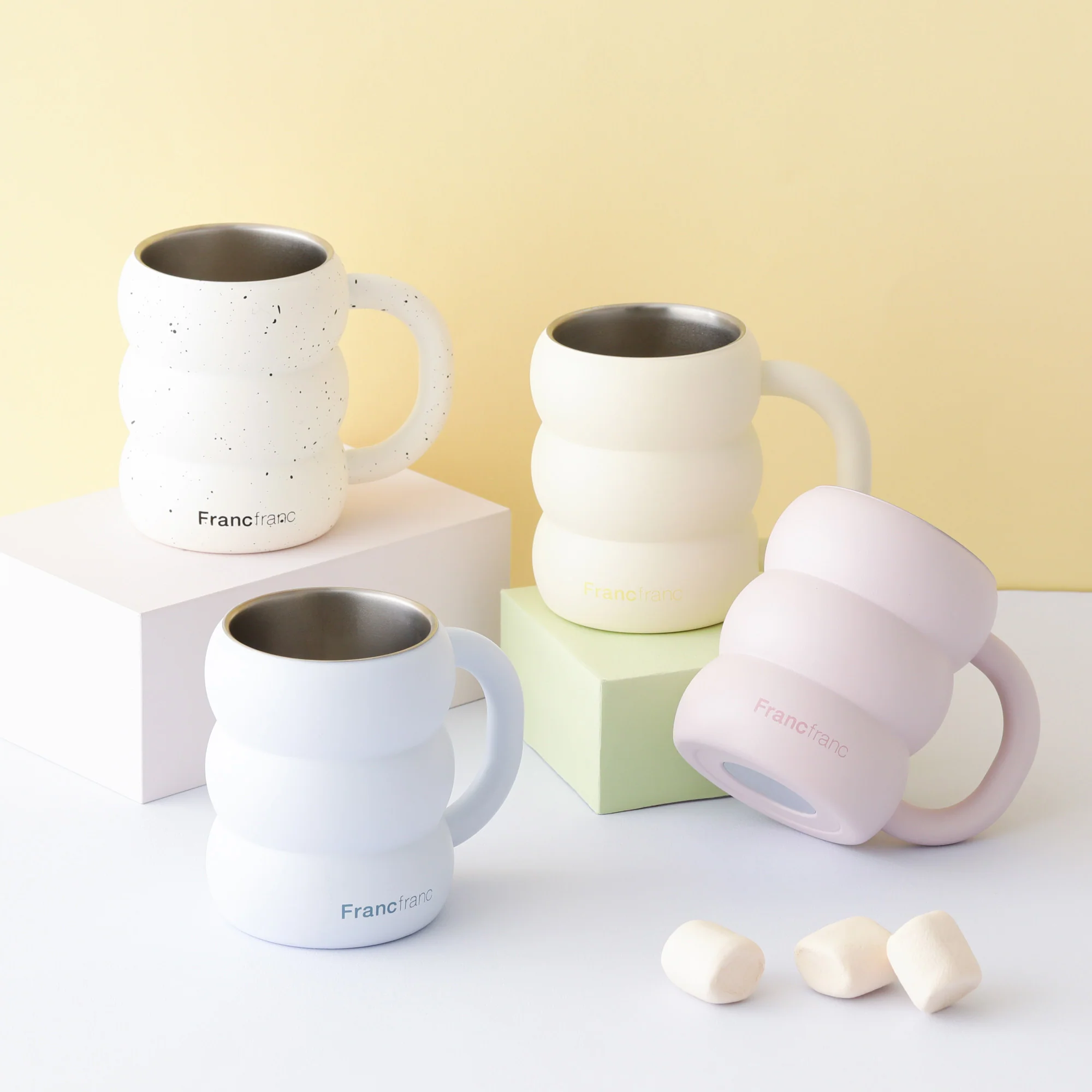 もこもこ ステンレスマグ 260ml ピンク - Image 10