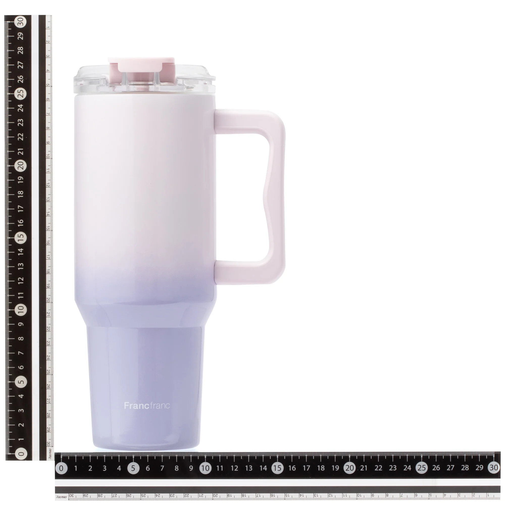 大型ステンレスマグ 1100ml ピンク - Image 11