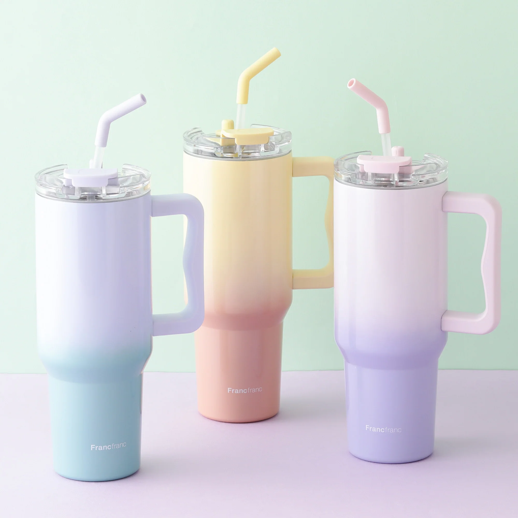 大型ステンレスマグ 1100ml ピンク - Image 13