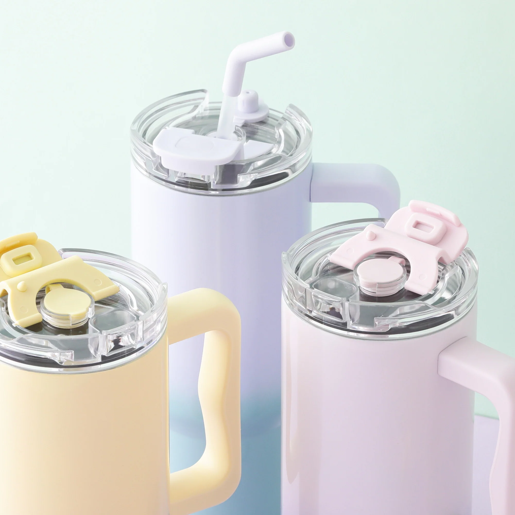 大型ステンレスマグ 1100ml ピンク - Image 14