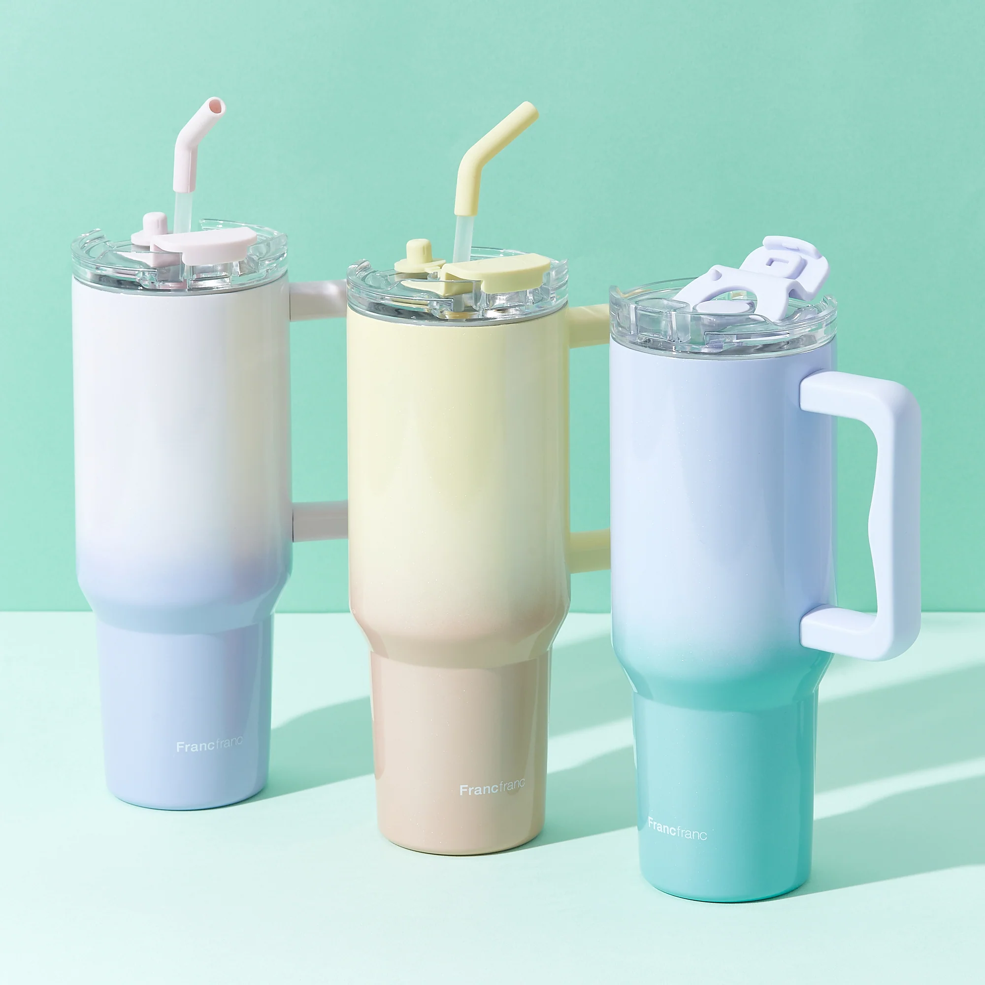 大型ステンレスマグ 1100ml ピンク - Image 15