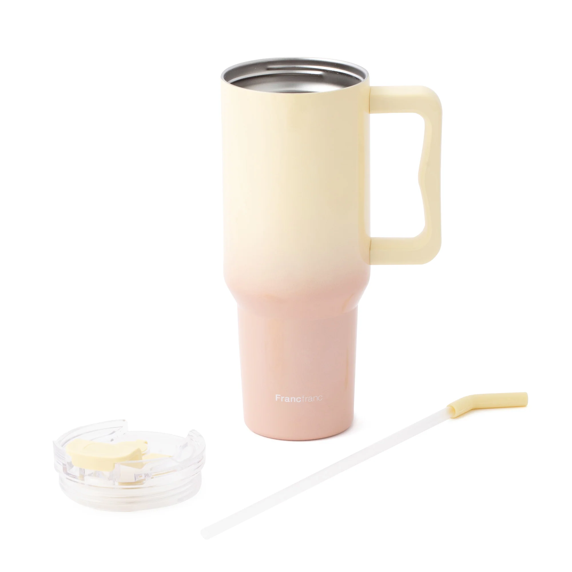 大型ステンレスマグ 1100ml イエロー - Image 10