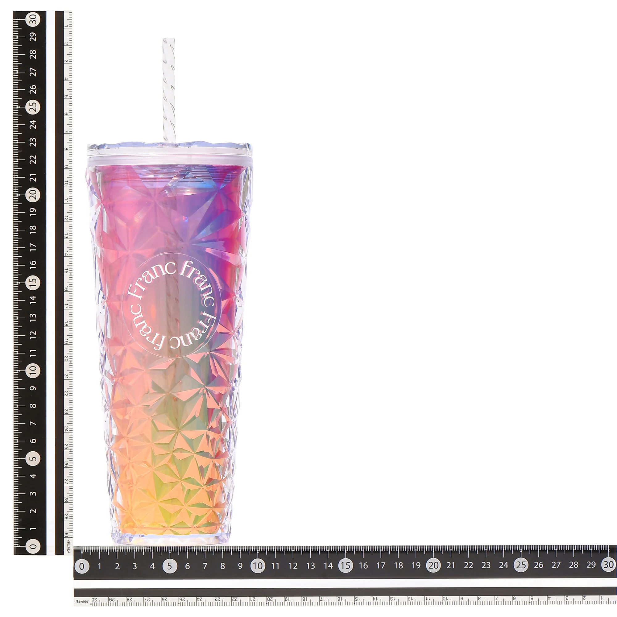 オーロラ プラスチックタンブラー L ピンク - Image 10