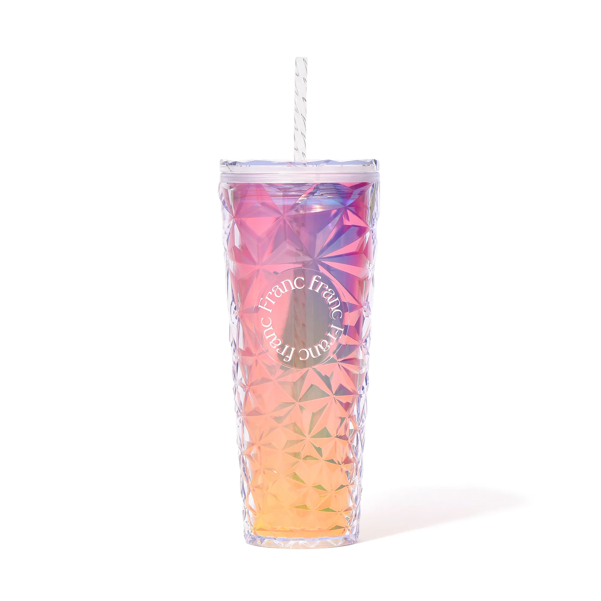 オーロラ プラスチックタンブラー L ピンク - Image 5