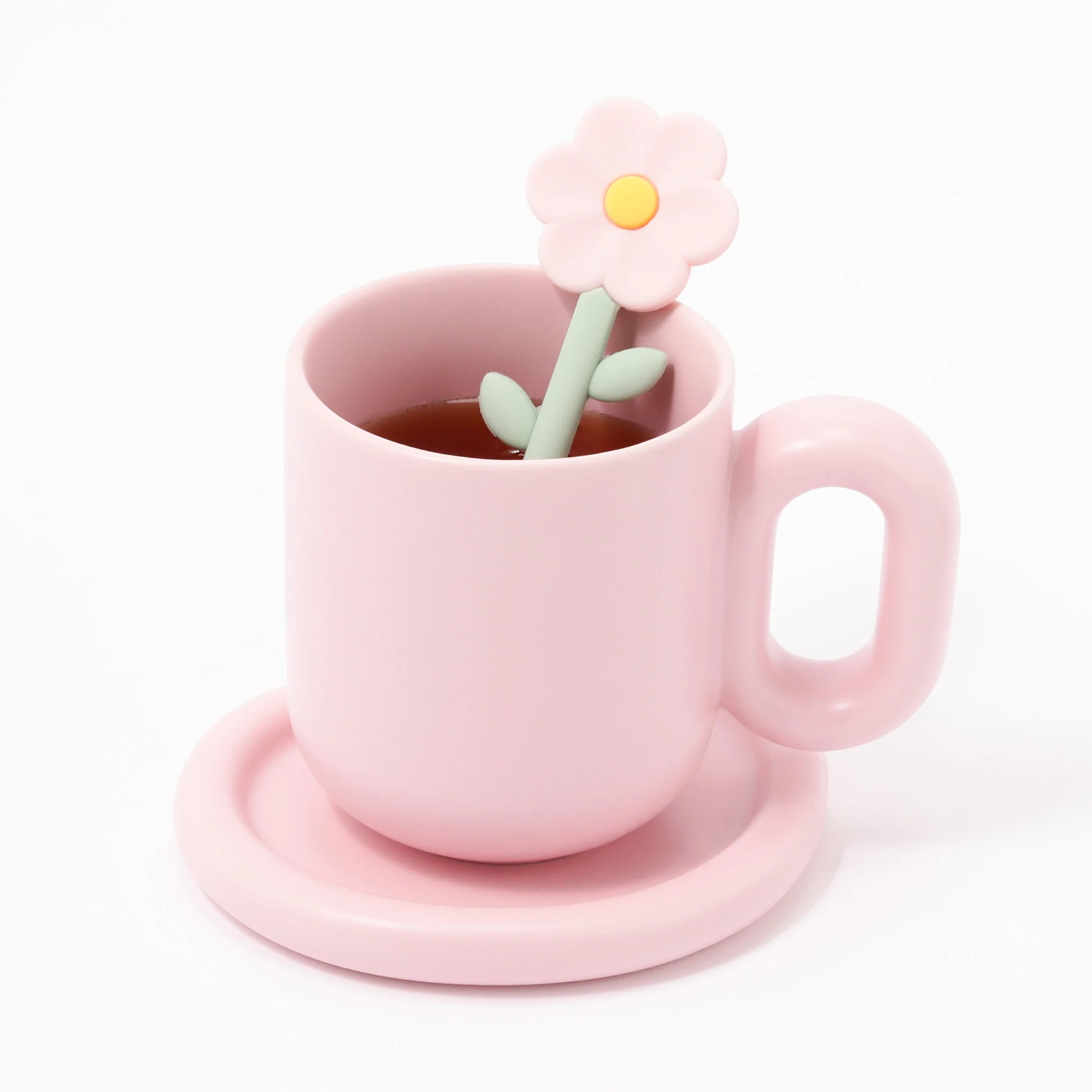 ティーストレーナー フラワー ピンク - Image 6