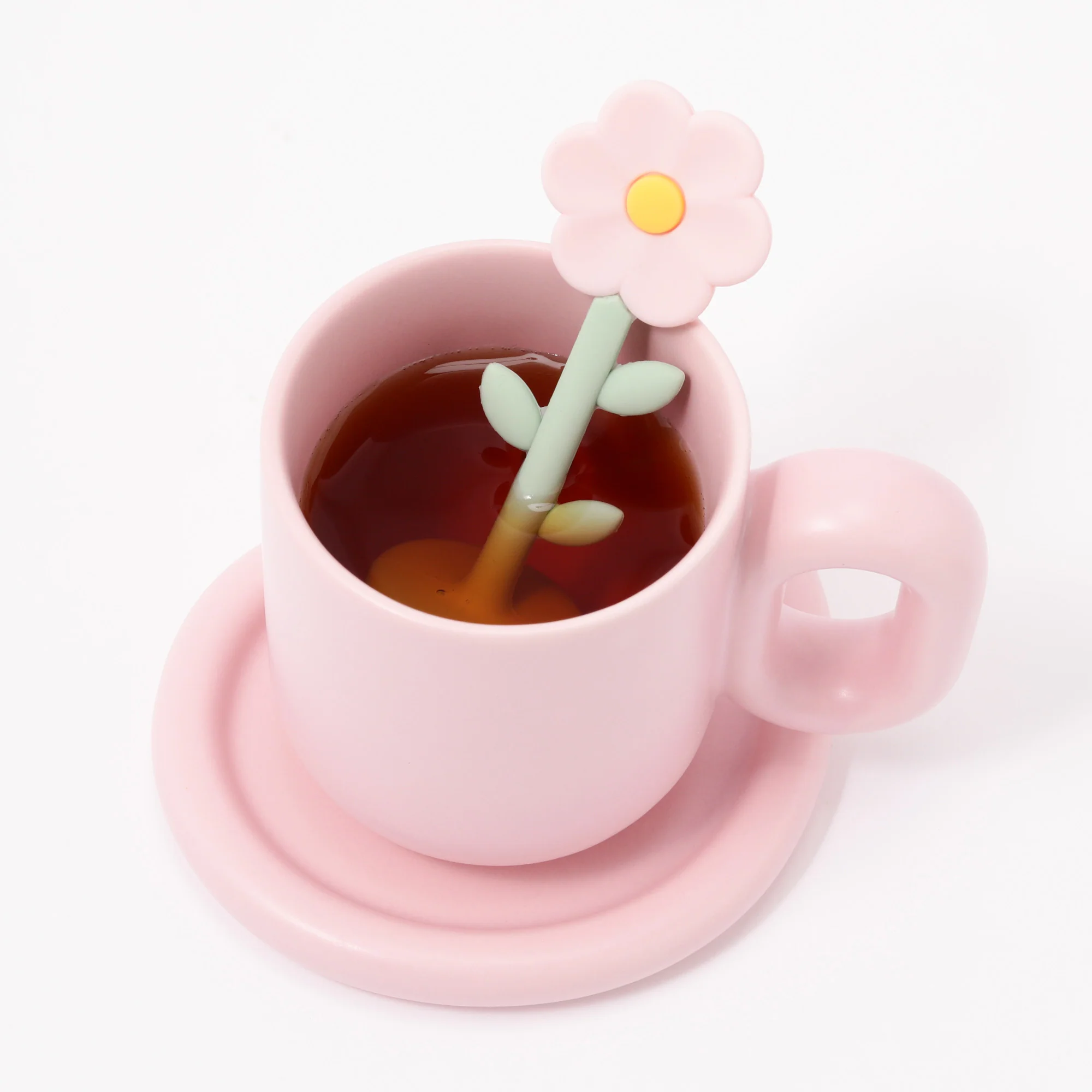 ティーストレーナー フラワー ピンク - Image 7