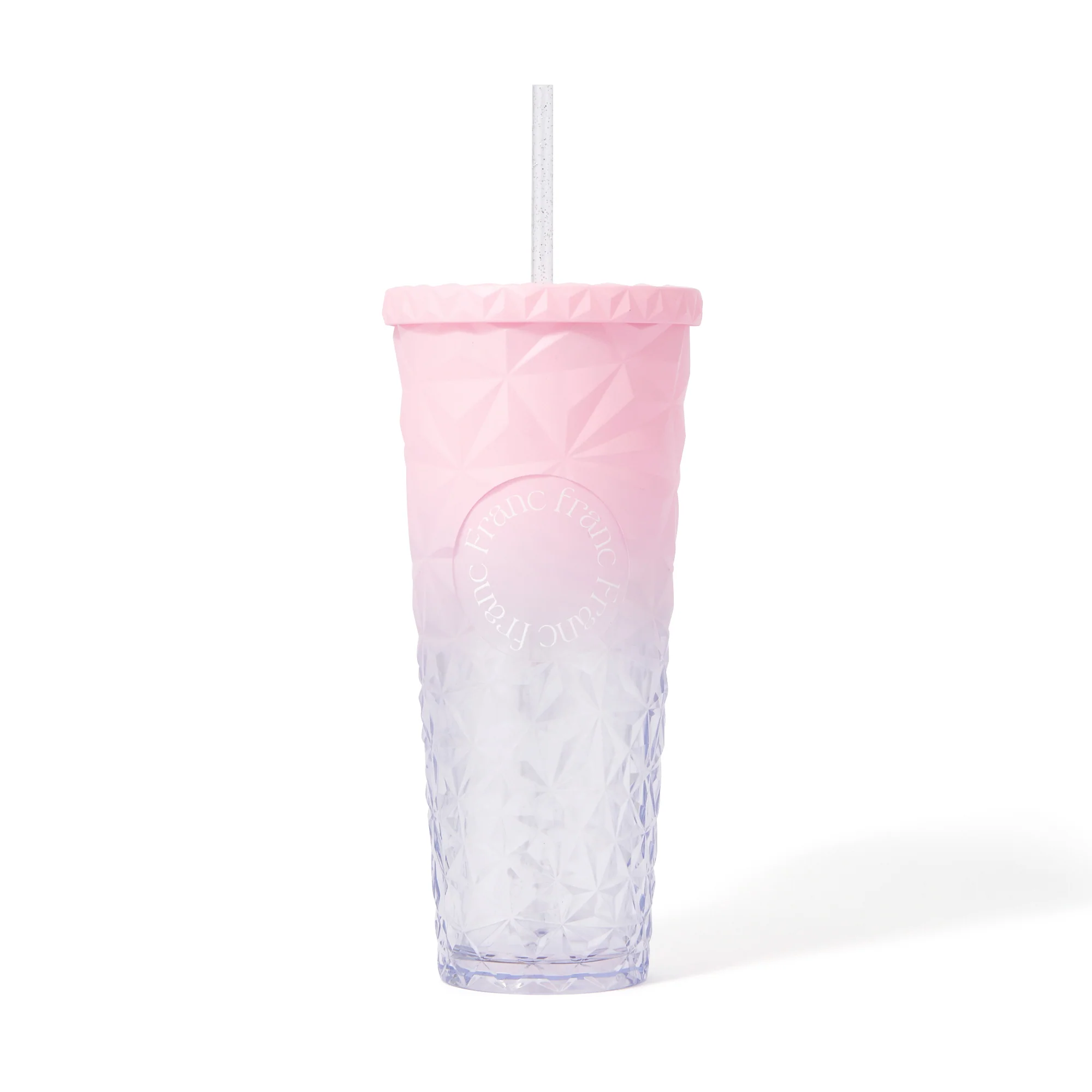 カラー プラスチックタンブラー L ピンク - Image 4