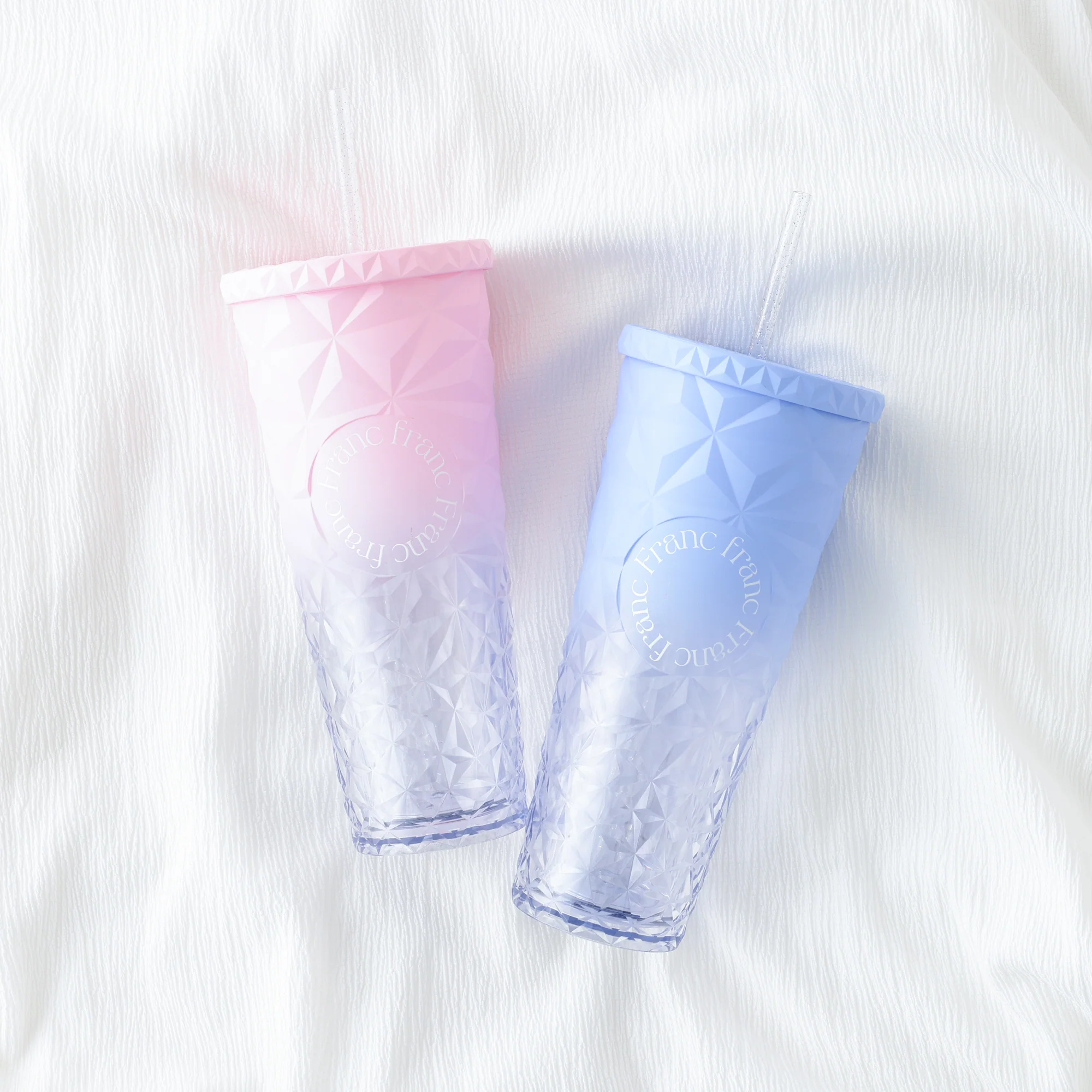 カラー プラスチックタンブラー L ブルー - Image 2