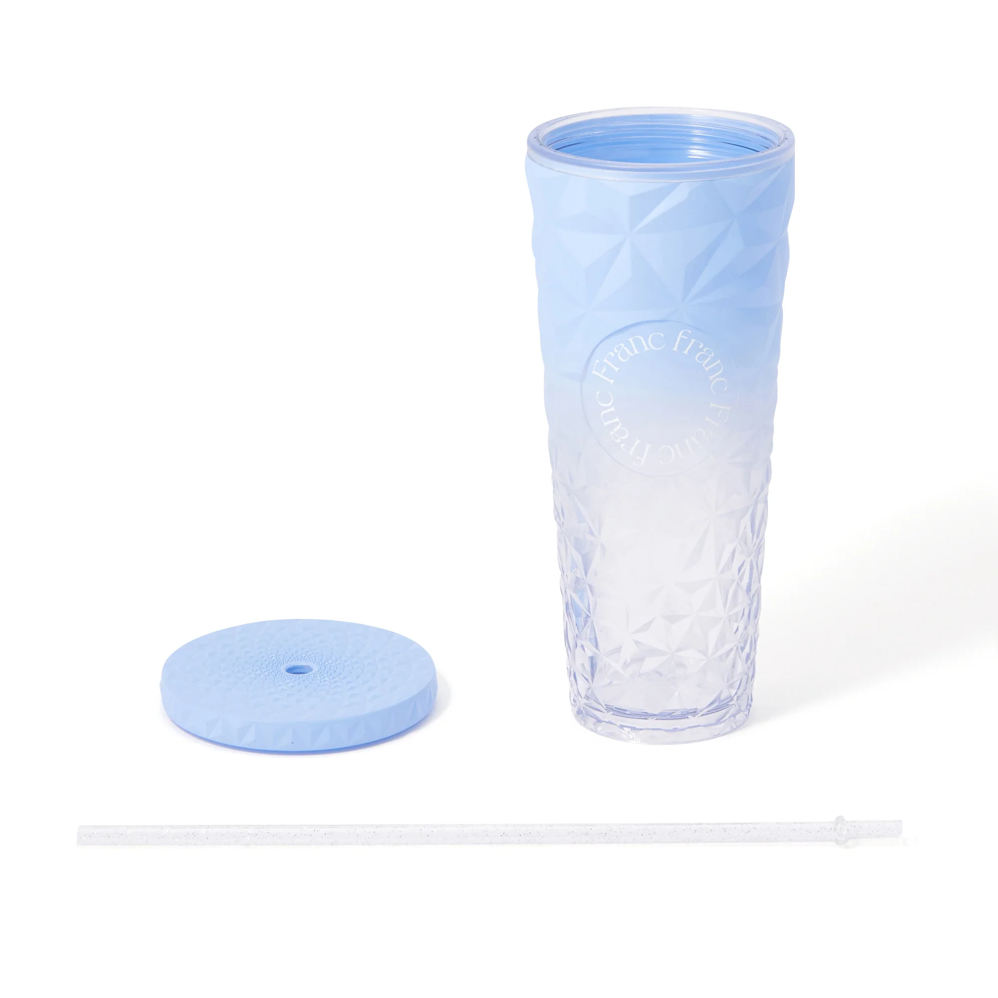 カラー プラスチックタンブラー L ブルー - Image 7