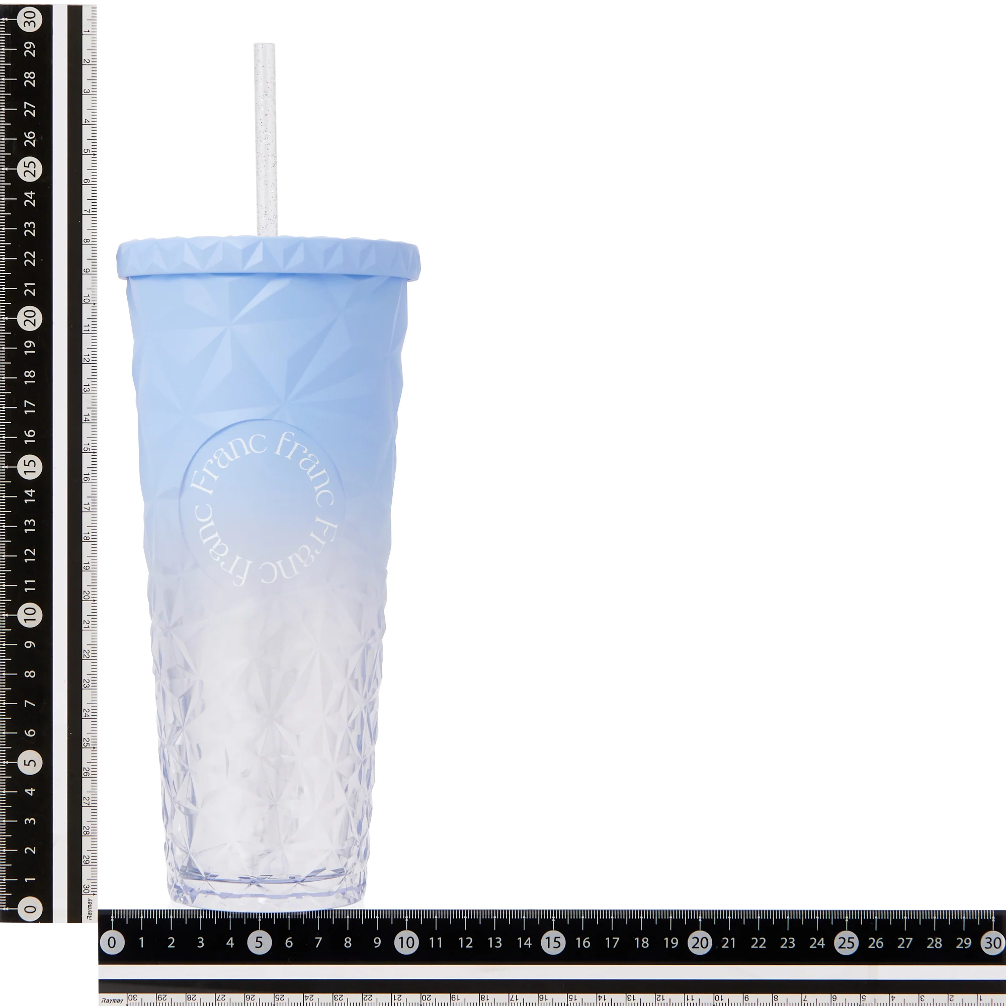 カラー プラスチックタンブラー L ブルー - Image 9