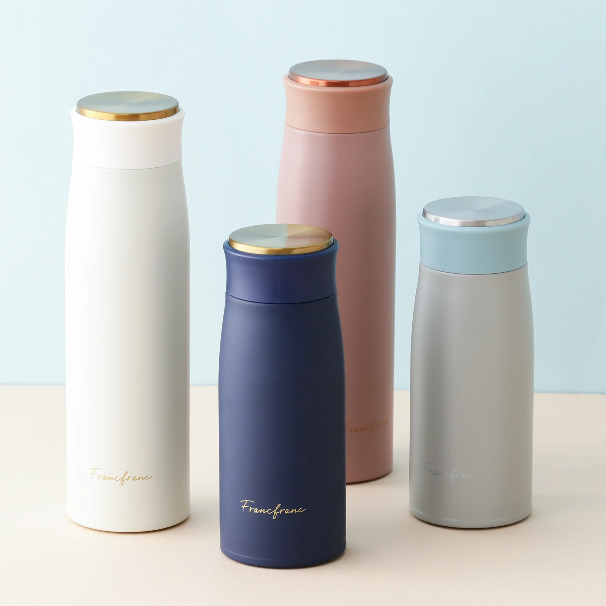 マット ステンレスボトル 500ml ネイビー - Image 8