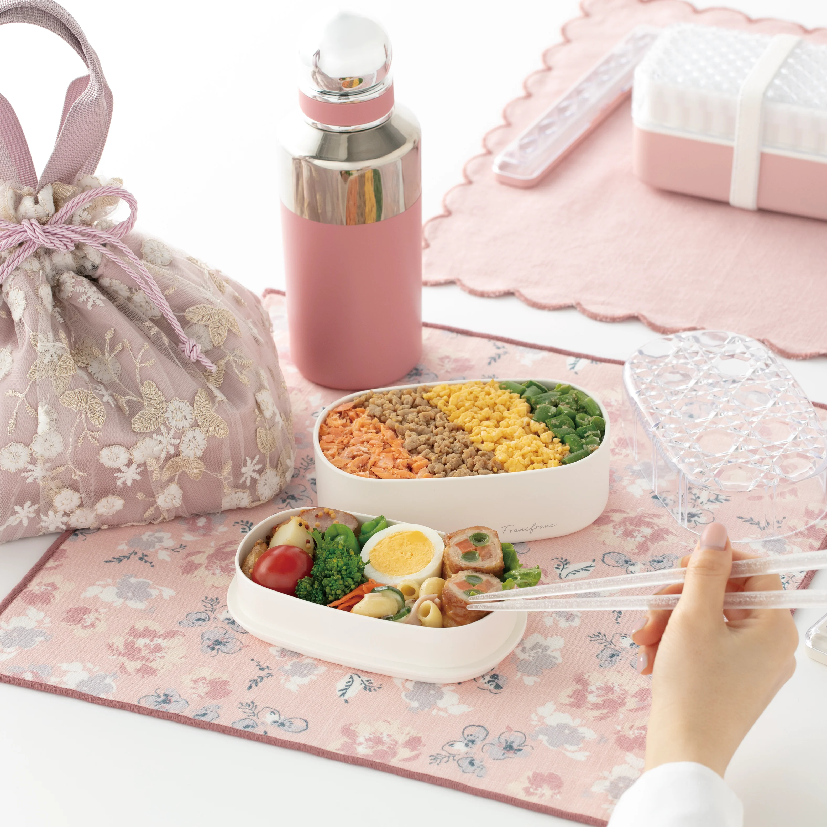 ジュエル ランチボックス ラウンド ホワイト - Image 11