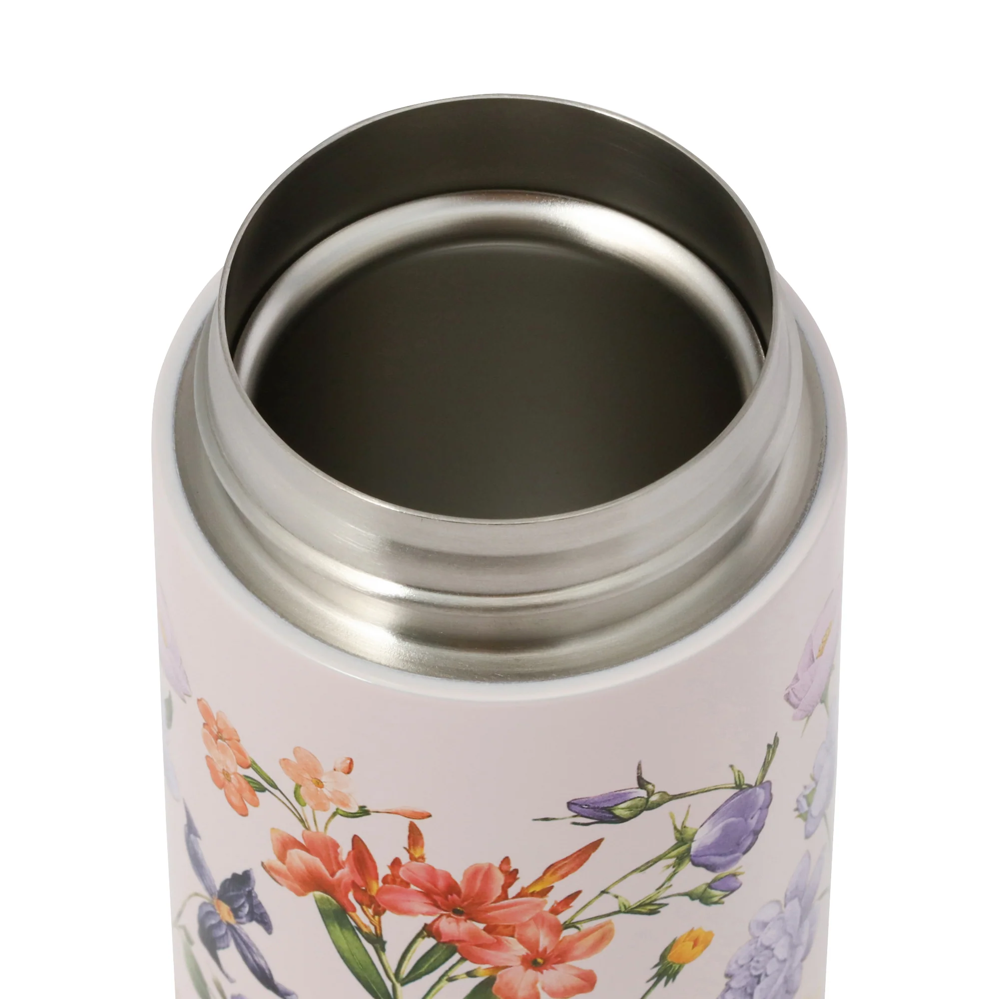ワンタッチ ステンレスボトル 350ml マルチフラワーピンク - Image 5
