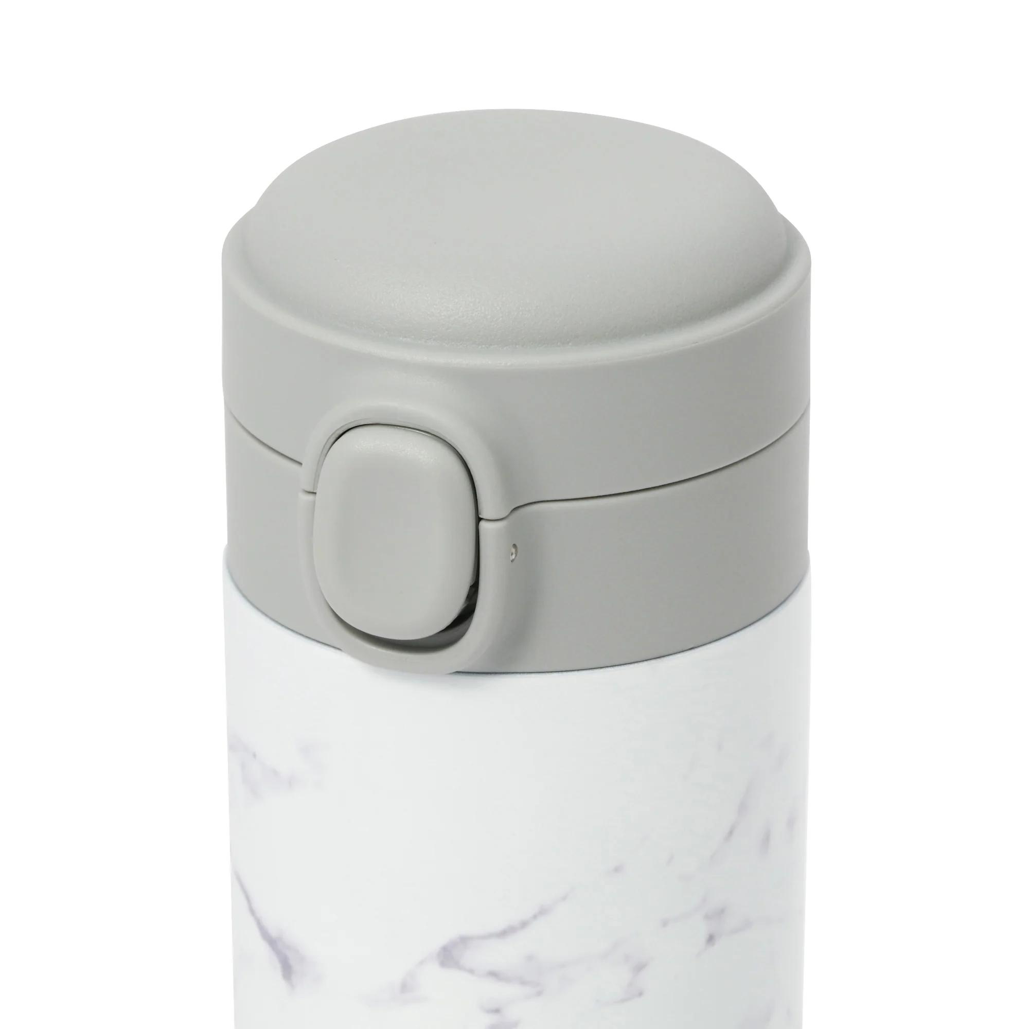 ワンタッチ ステンレスボトル 480ml マーブルホワイト - Image 4