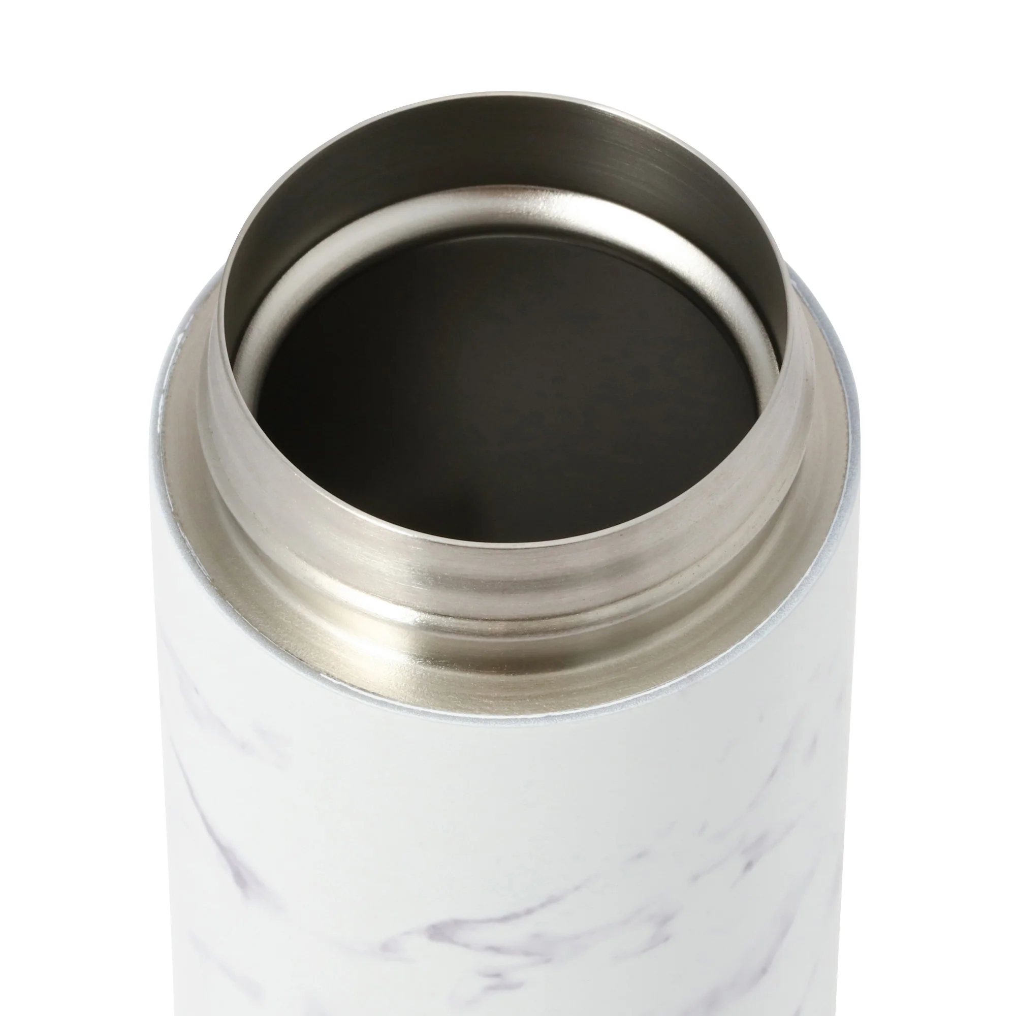 ワンタッチ ステンレスボトル 480ml マーブルホワイト - Image 6