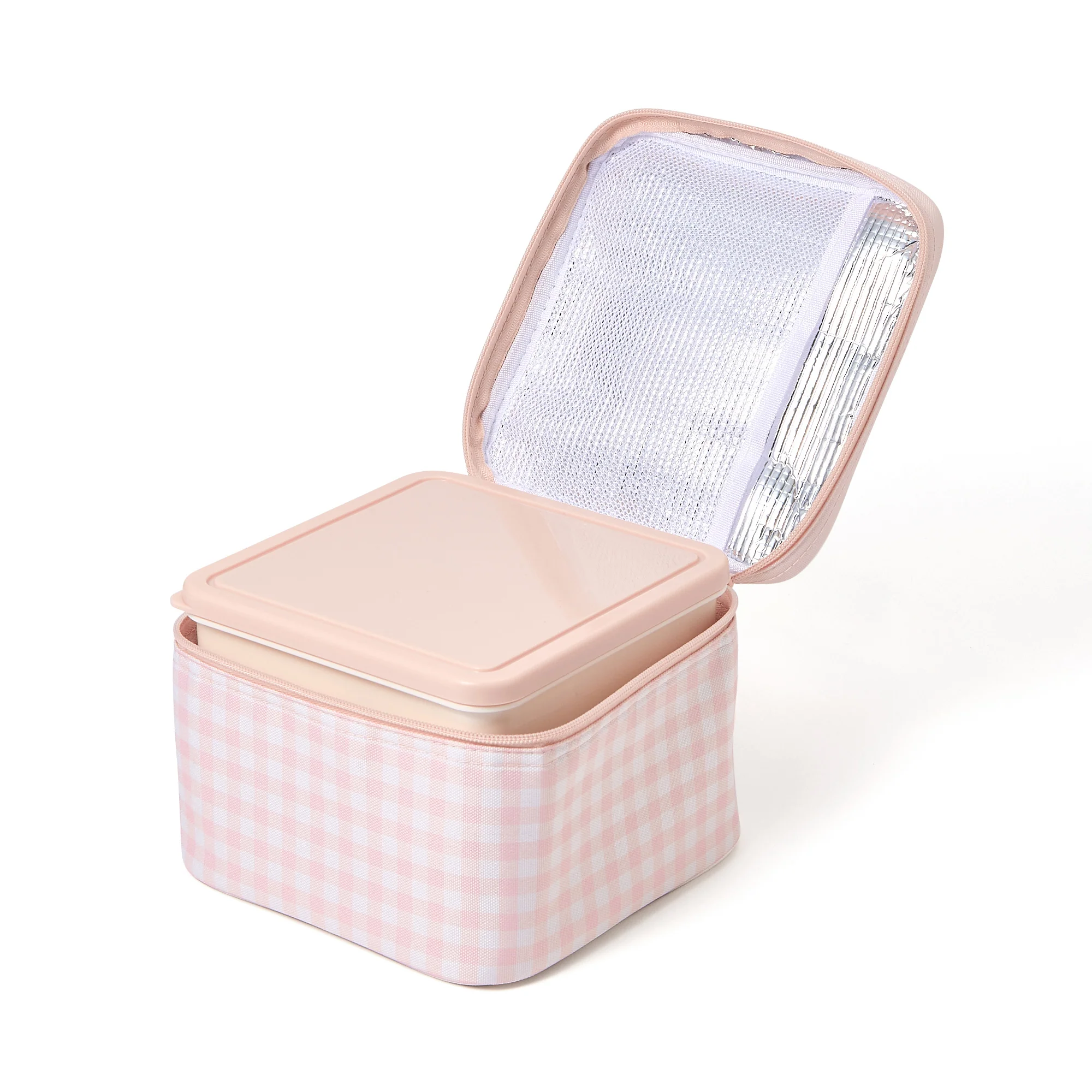 ロゴ ケース付き ピクニックランチボックス ピンク - Image 10