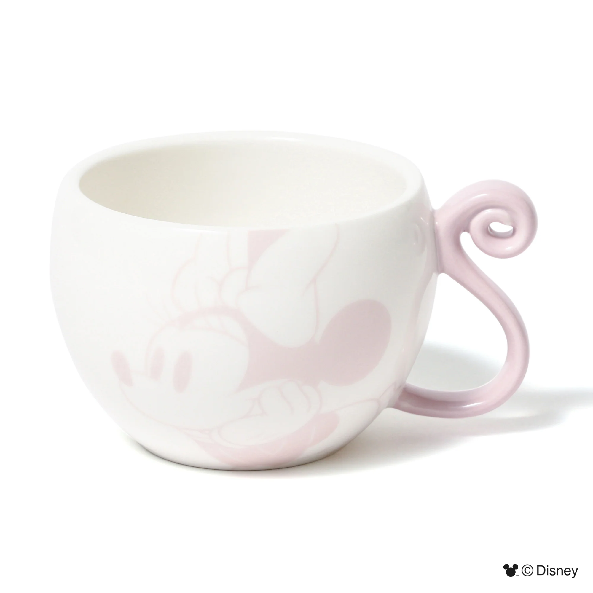 ディズニー ペアマグ モチーフ ピンク×グレー - Image 5