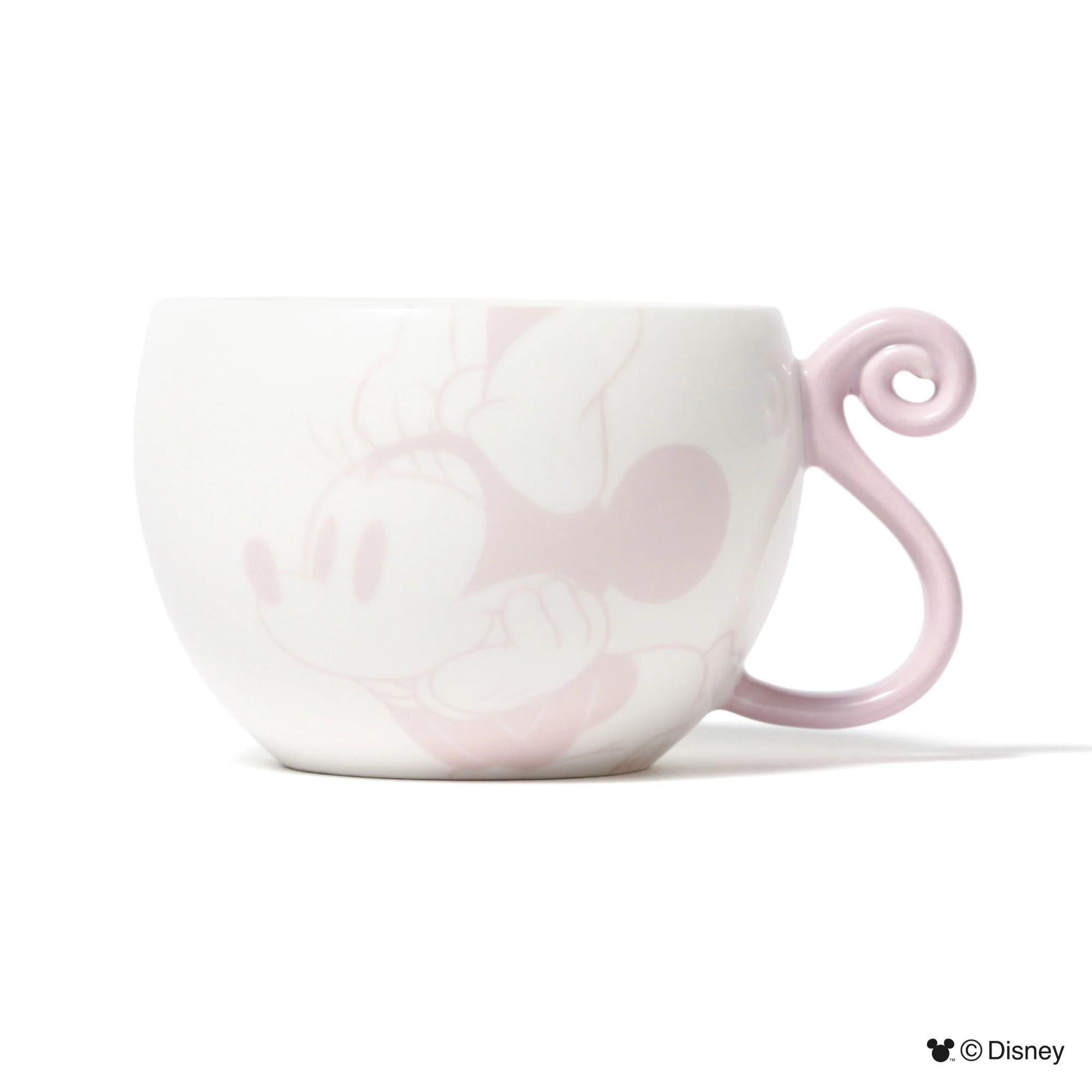 ディズニー ペアマグ モチーフ ピンク×グレー - Image 6