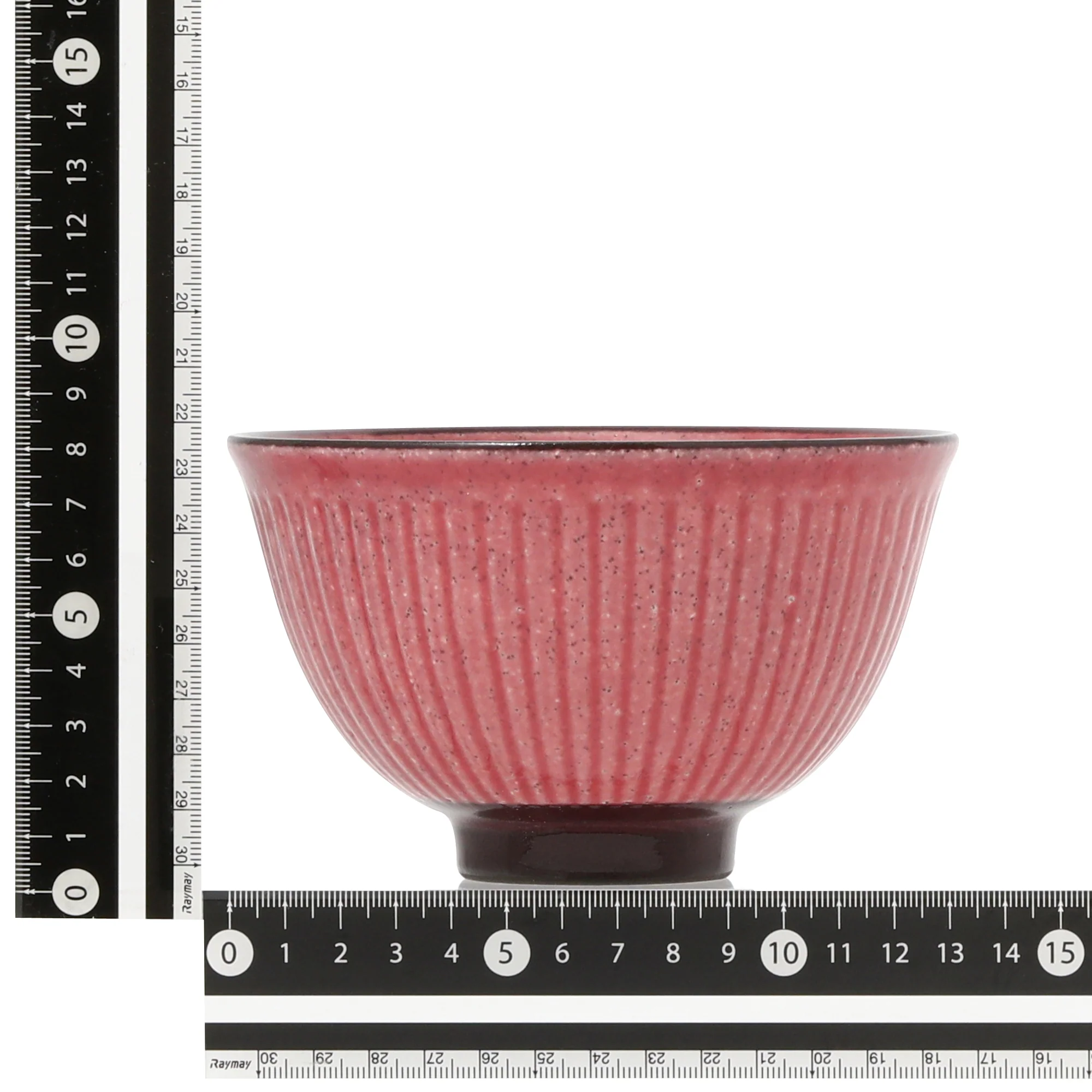 美濃焼 飯碗 しのぎ L レッド - Image 6