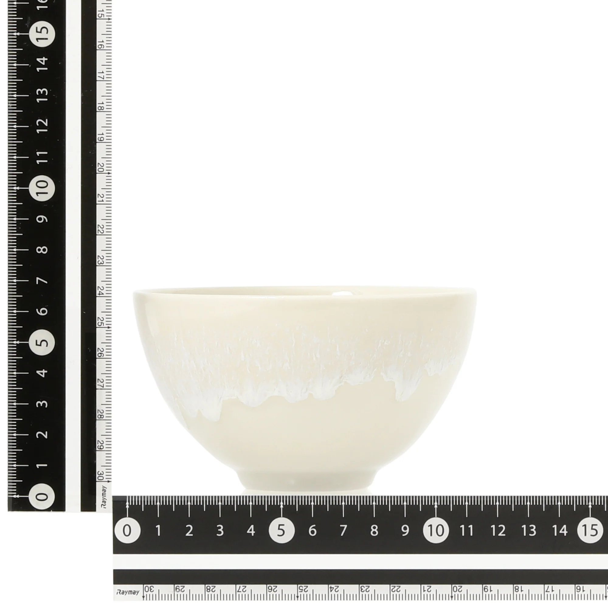 美濃焼 飯碗 流し アイボリー - Image 6