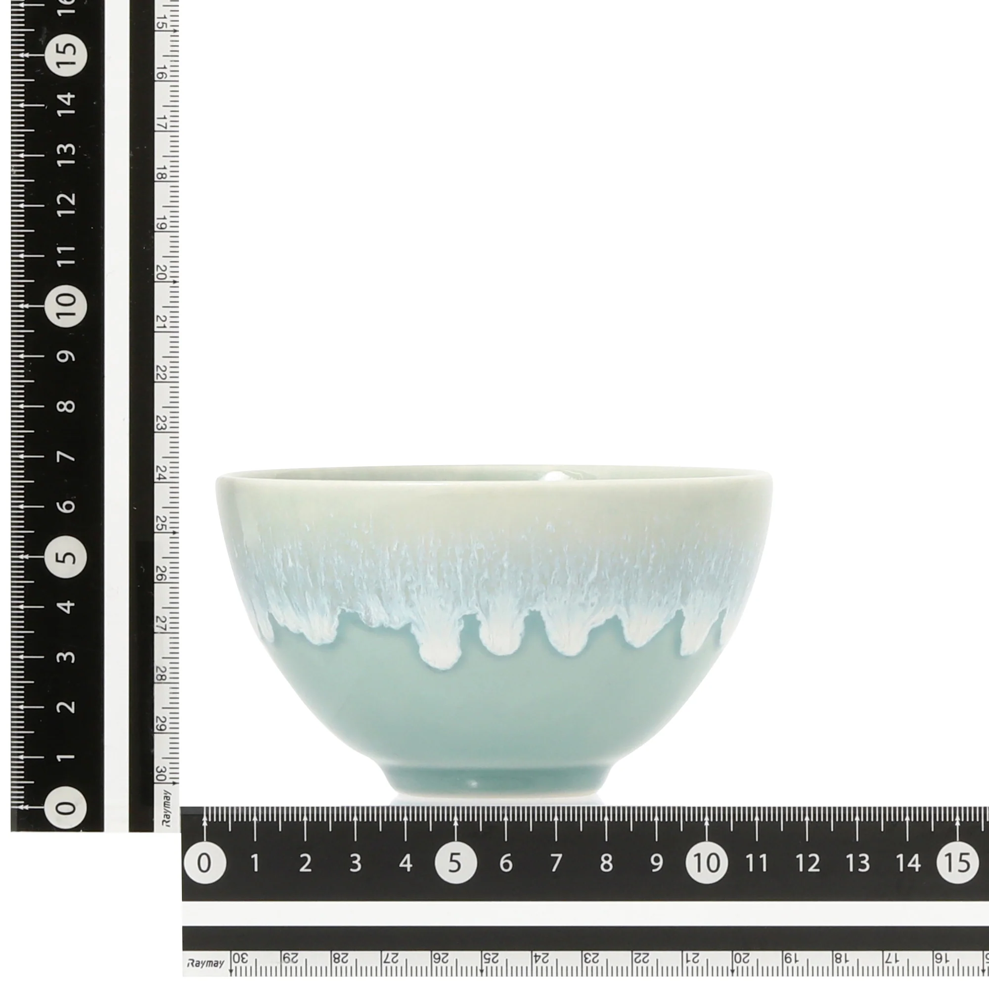 美濃焼 飯碗 流し グリーン - Image 6