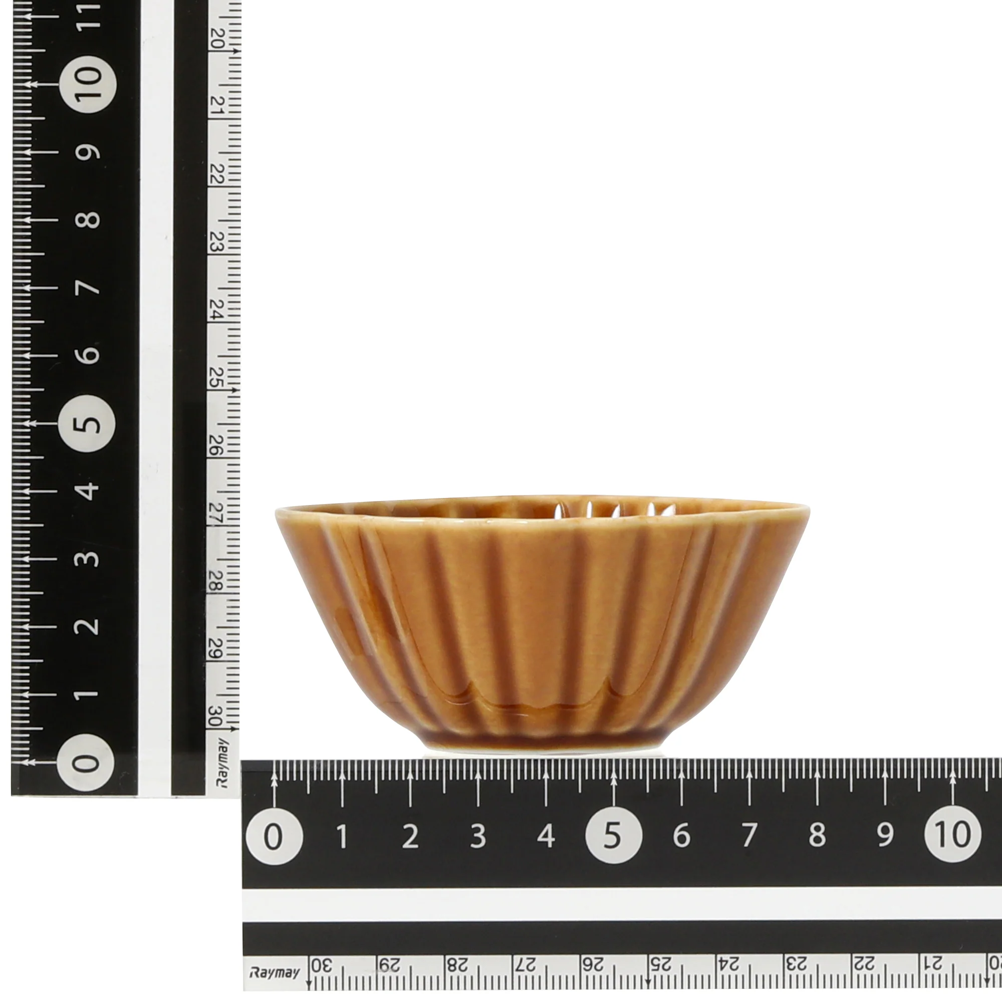 美濃焼 豆鉢 菊菱 ブラウン - Image 6