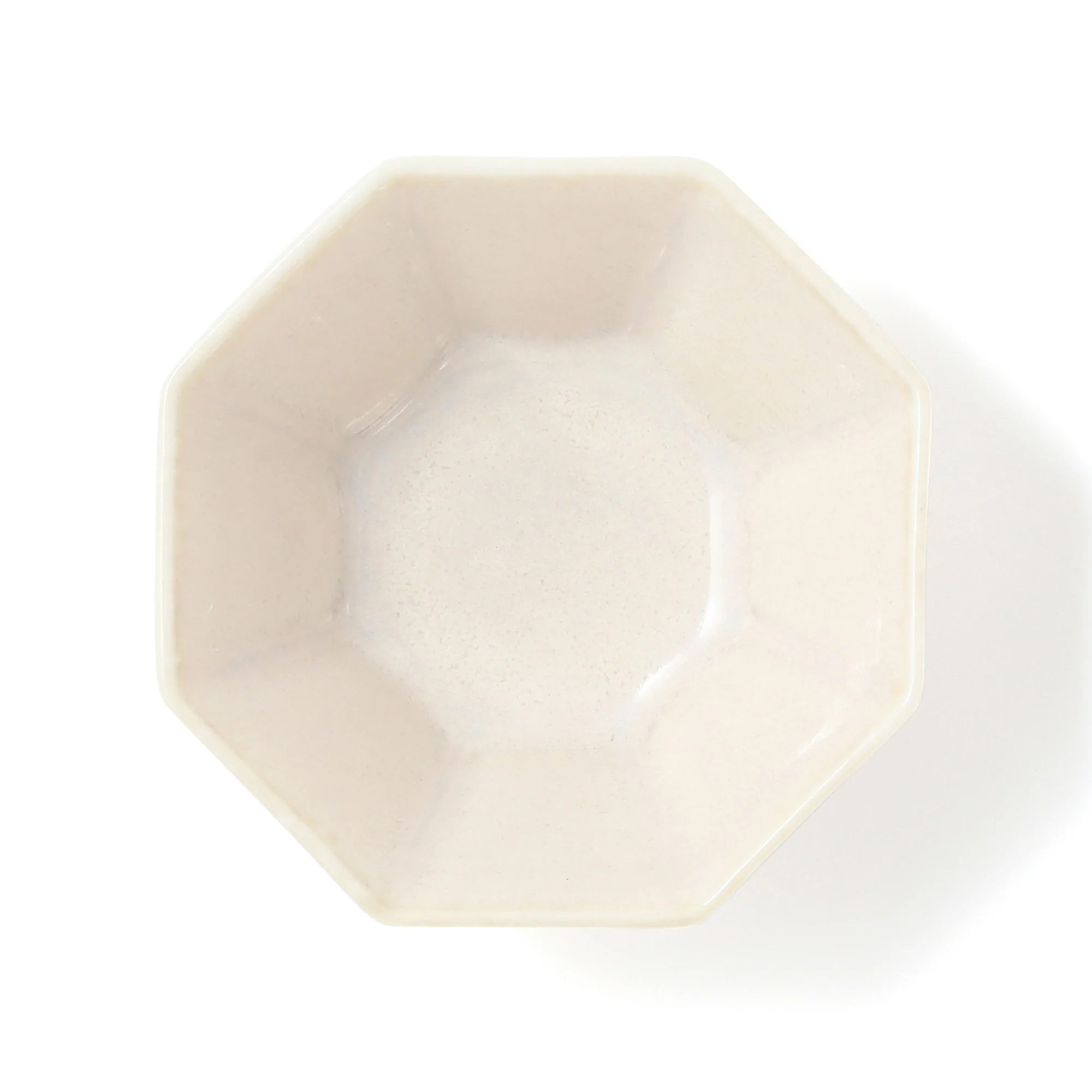 美濃焼 豆鉢 八角 アイボリー - Image 3