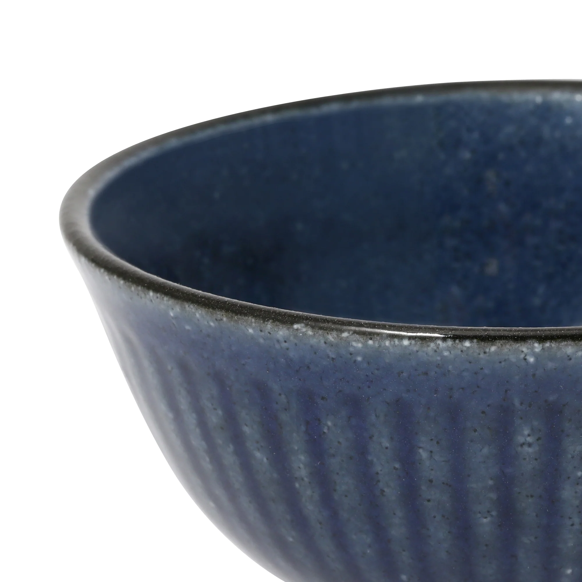 美濃焼 飯碗 しのぎ M ブルー - Image 4