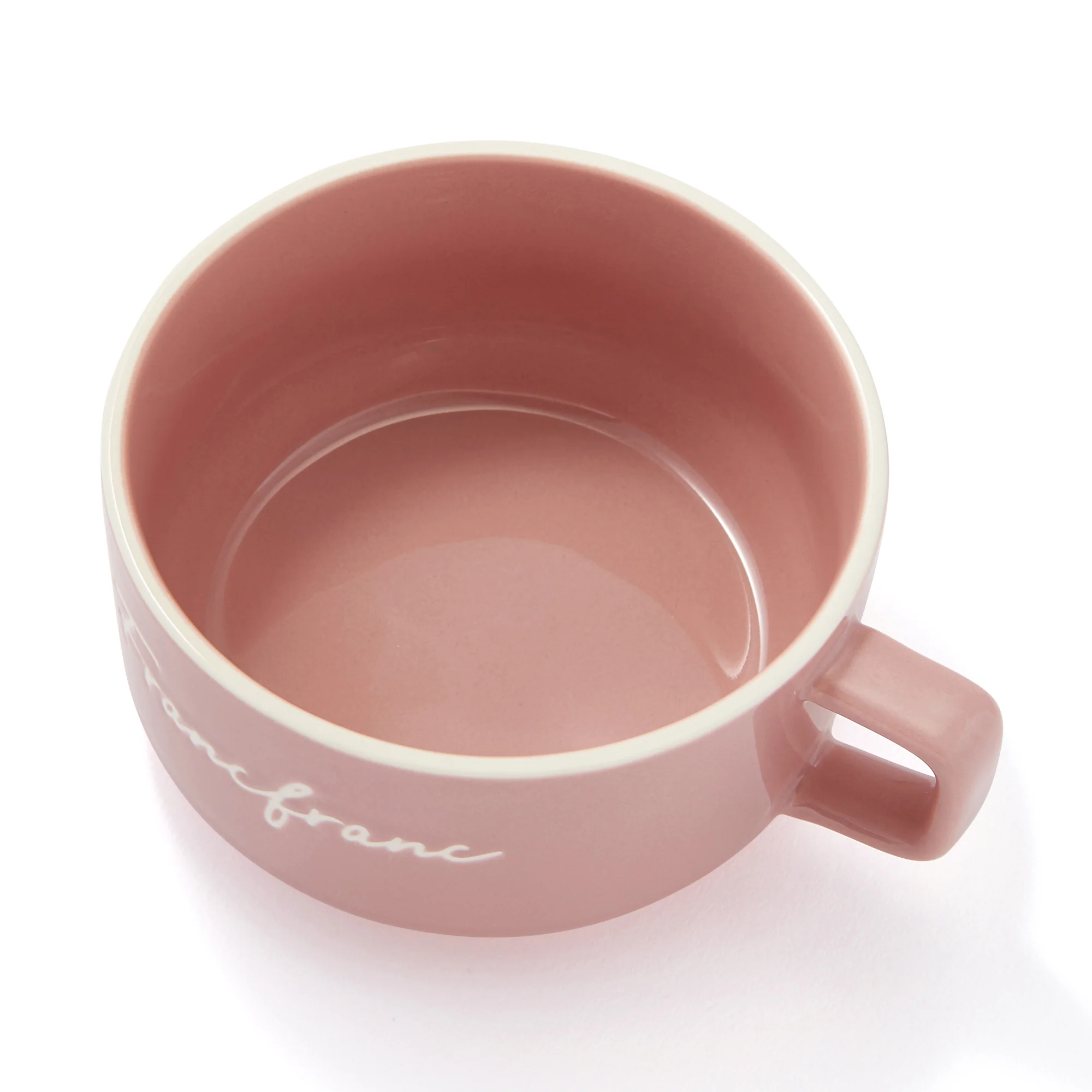 ロゴ リム スープカップ ピンク - Image 6