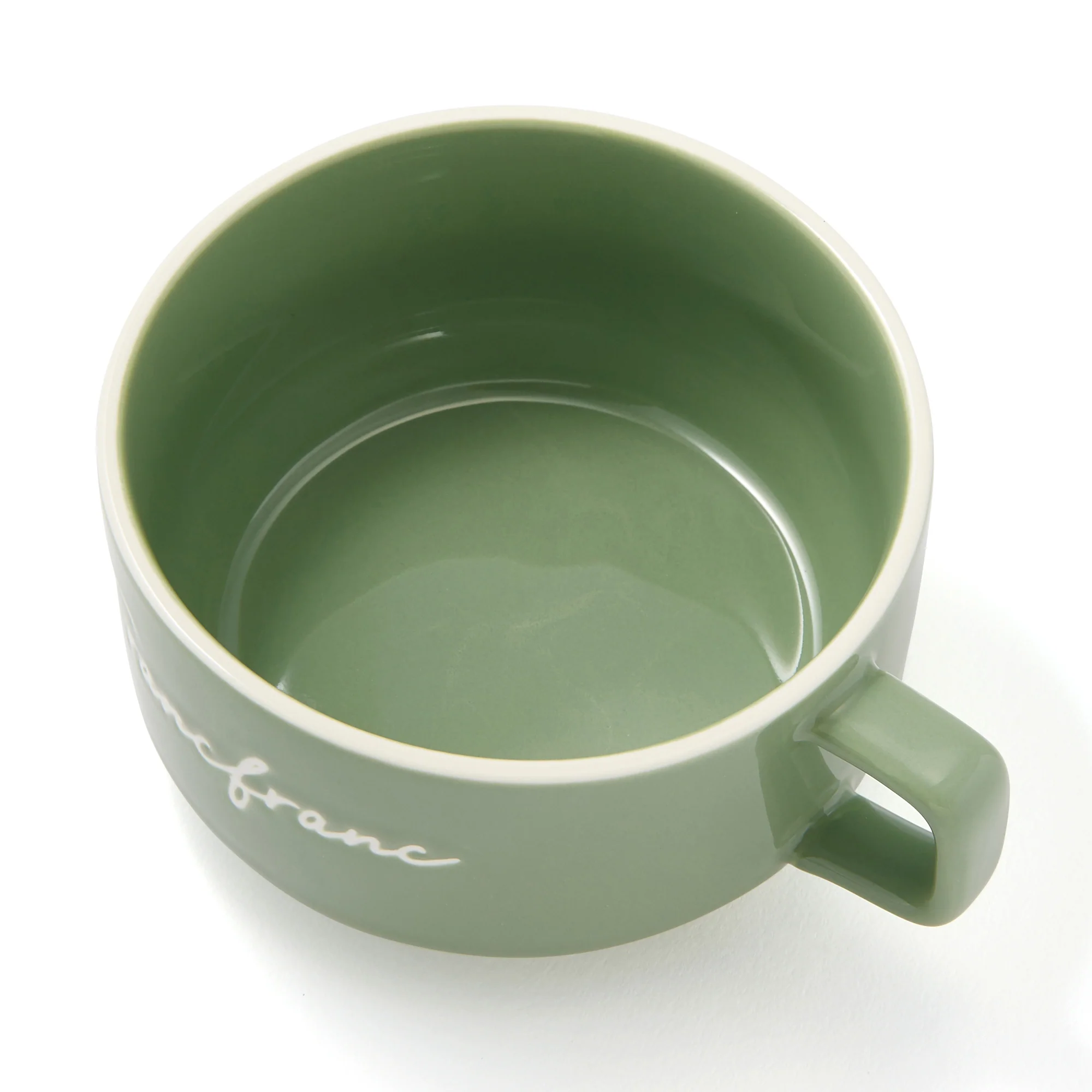 ロゴ リム スープカップ グリーン - Image 6