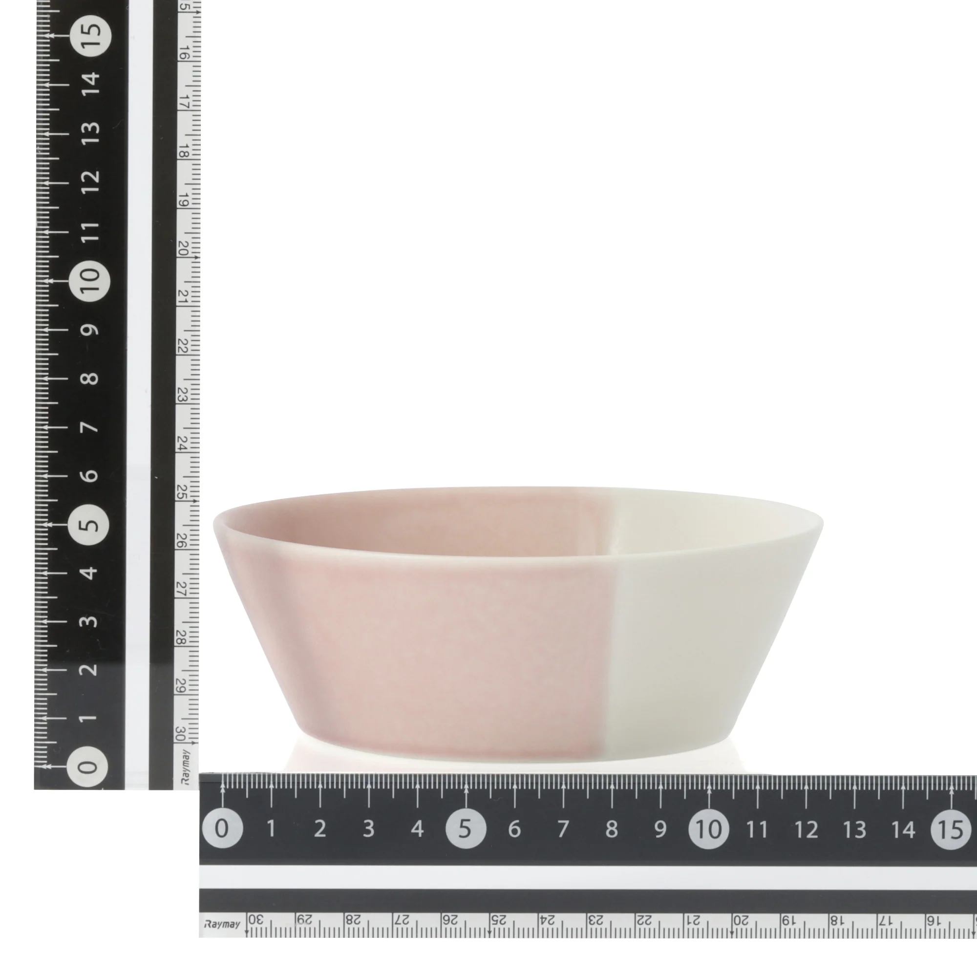 美濃焼 イラボマット 掛け分け ボウル S ピンク - Image 6