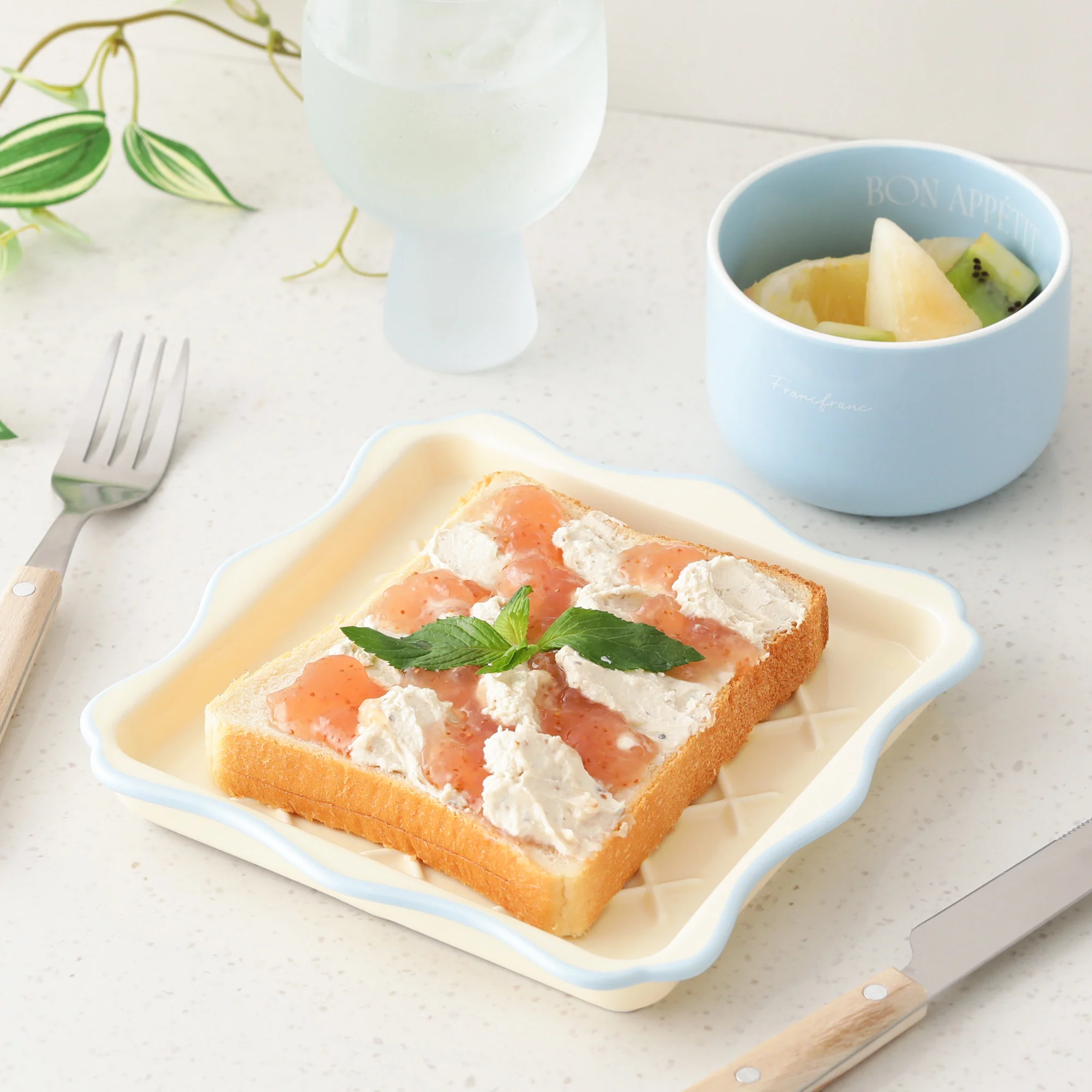 パステモーン ヨーグルトカップ ブルー - Image 8
