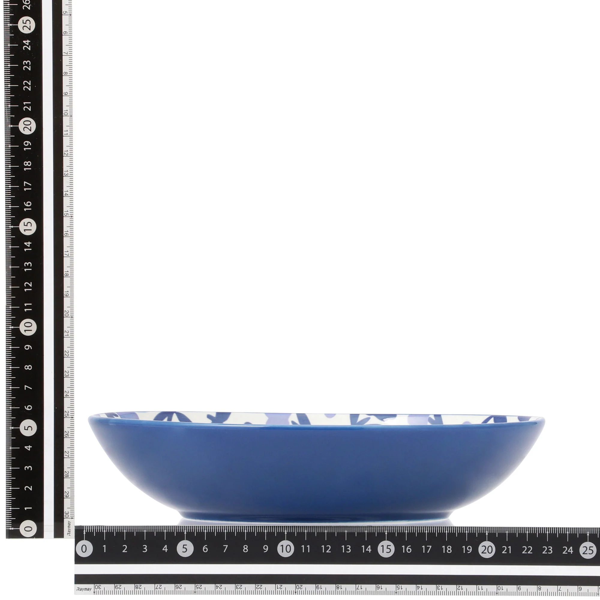 色々皿 オーバルディーププレート ネイビーフラワー - Image 6