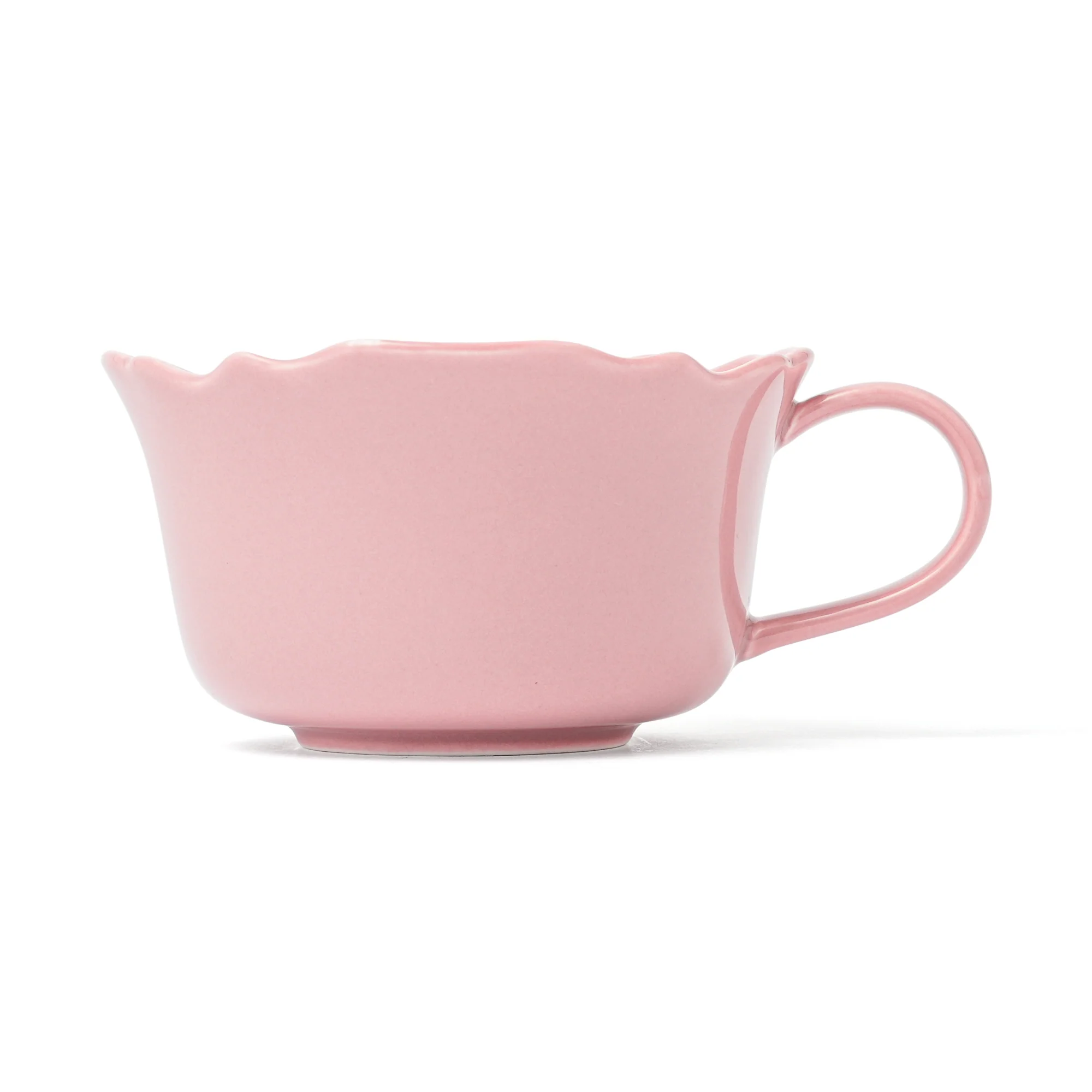 フラワーリム スープカップ ピンク - Image 2